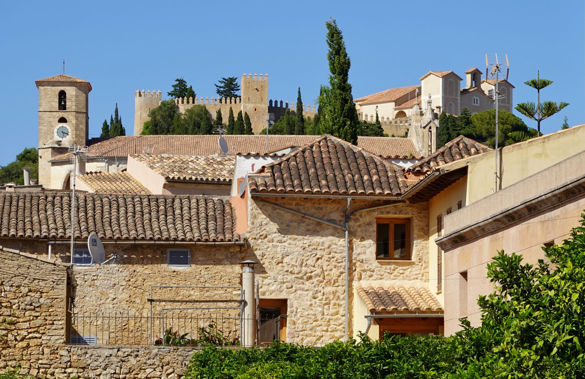 Gebäude in Artà, Mallorca, Spanien
