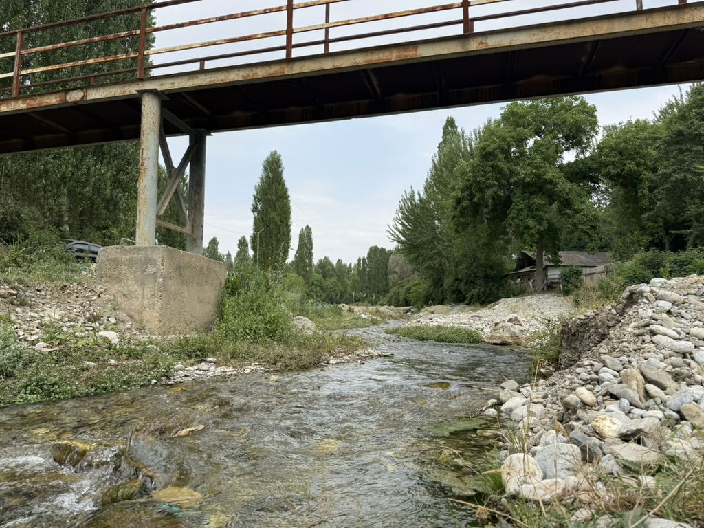 The portion of the Isfana River known locally as Say (Soy in Uz…