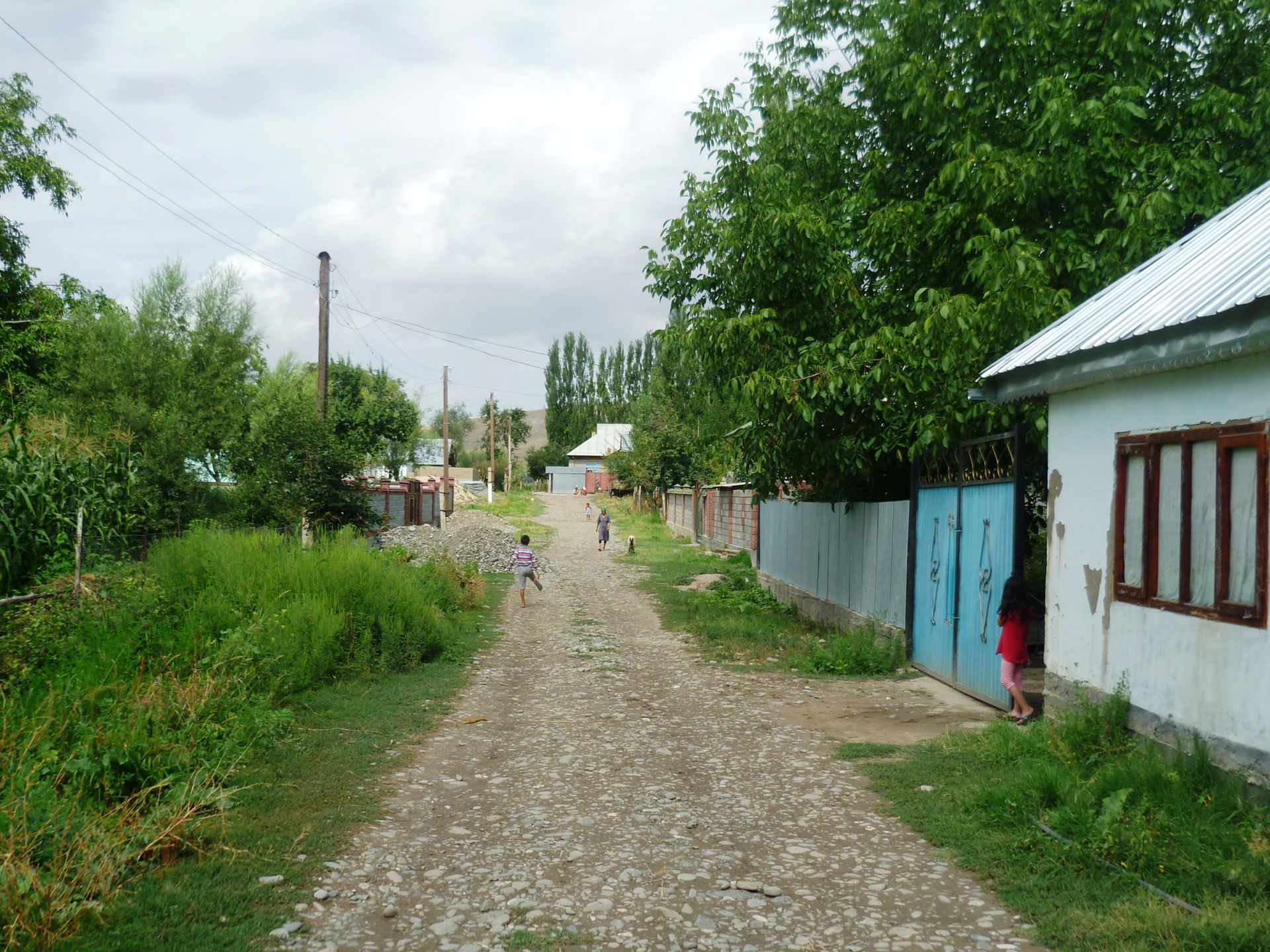 A village in Jalal Abad Province, Kyrgyzstan