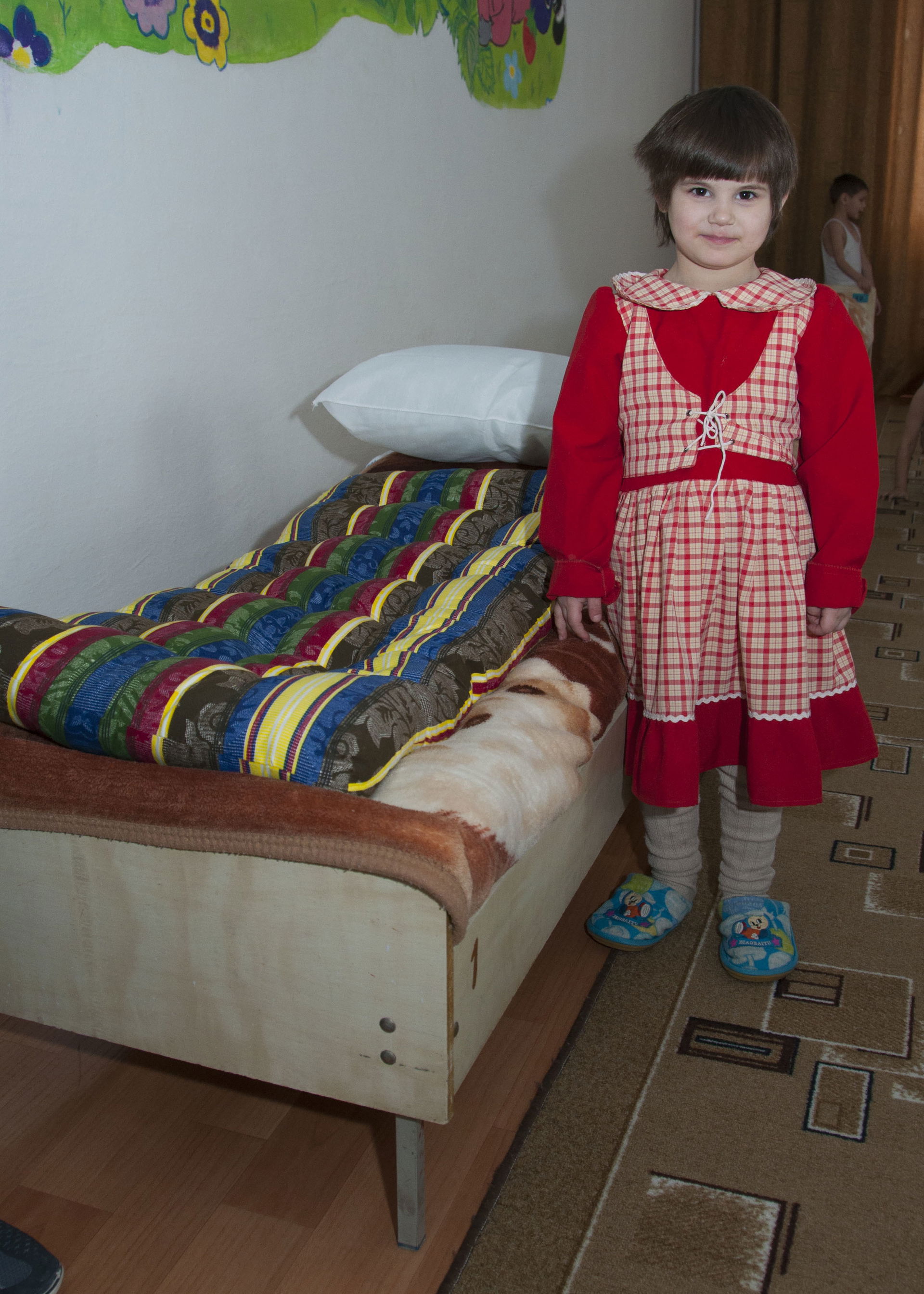 Children in the Belovodski Preschool Orphanage in Kara-Balta, K…