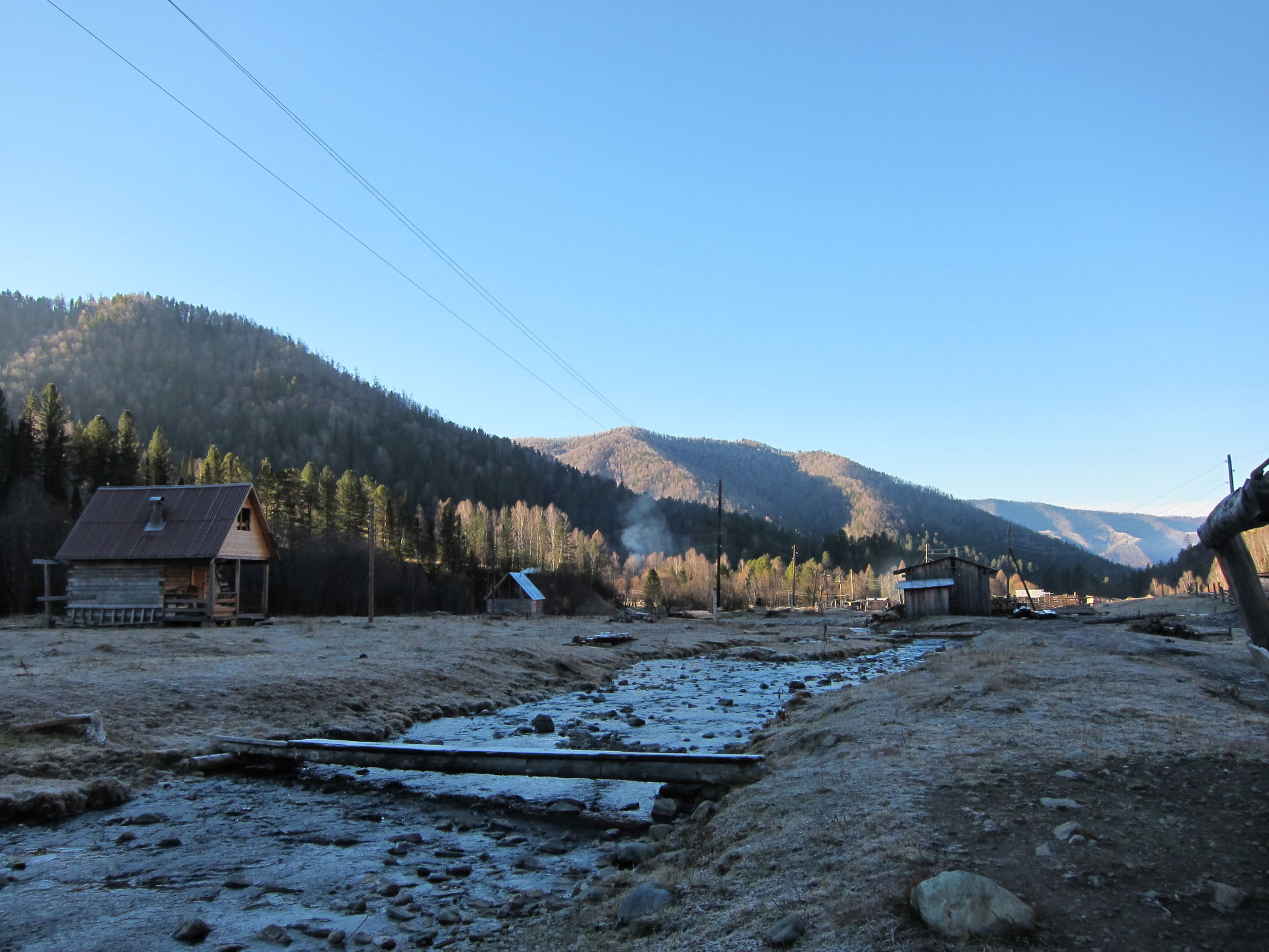 Karakol River (a tributary of the Elekmonar River) in Chemalsky…