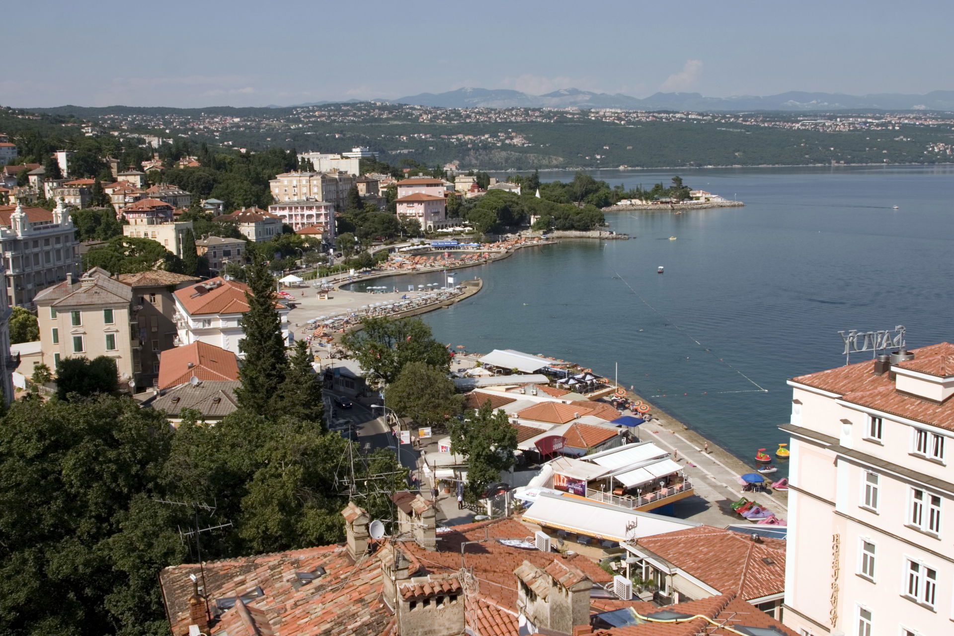 A view of Opatija, Croatia.