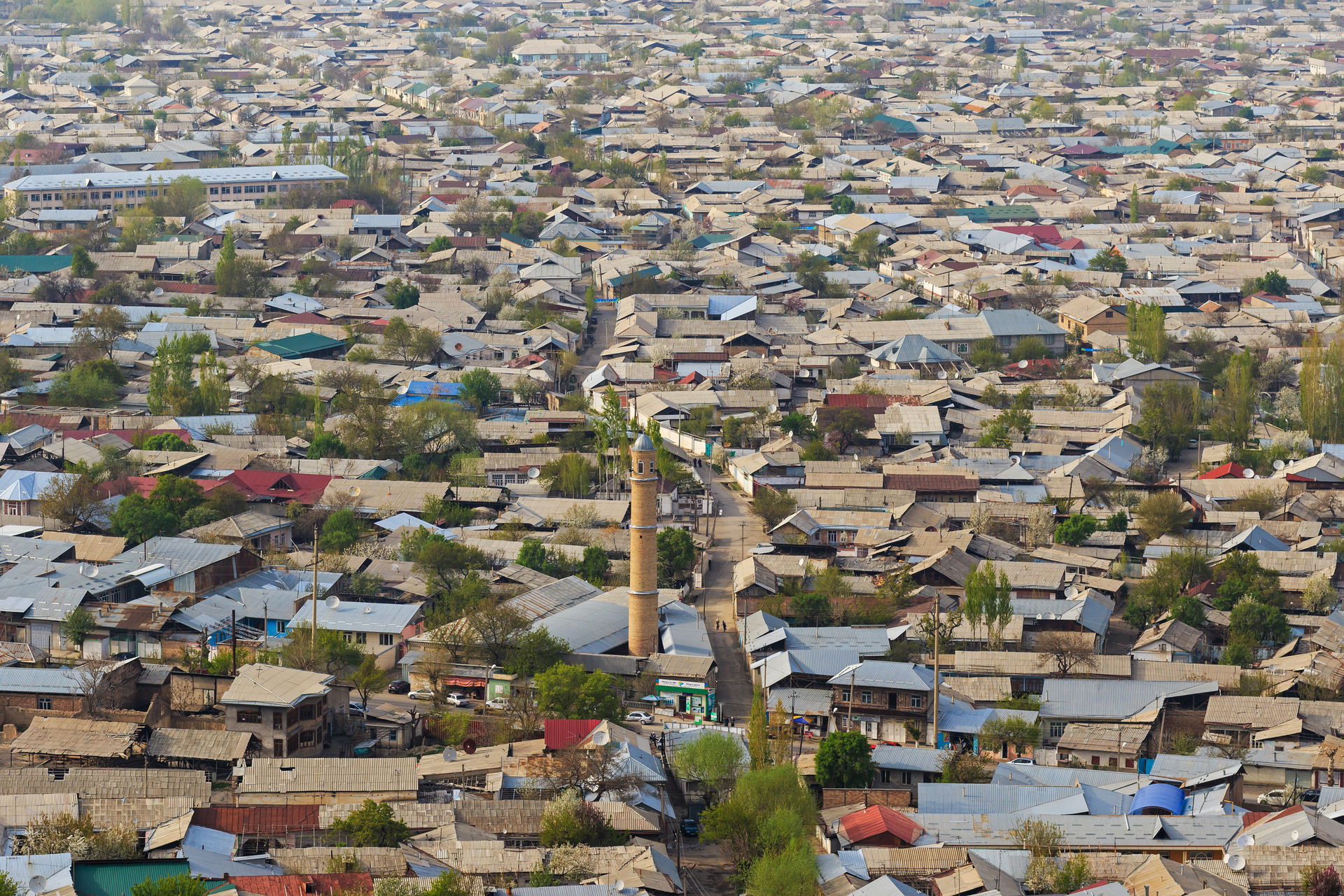 View from Sulayman Mountain in Osh, Kyrgyzstan