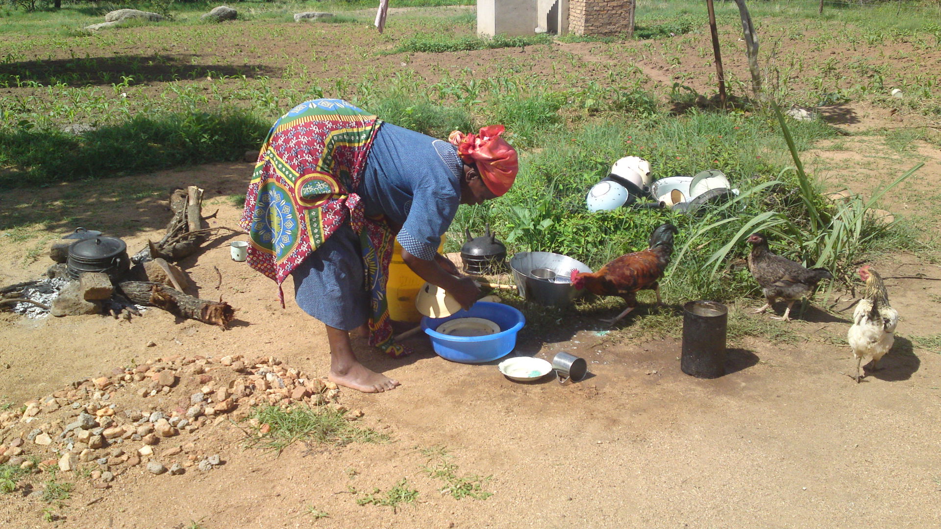 This is an image of "African people at work" from