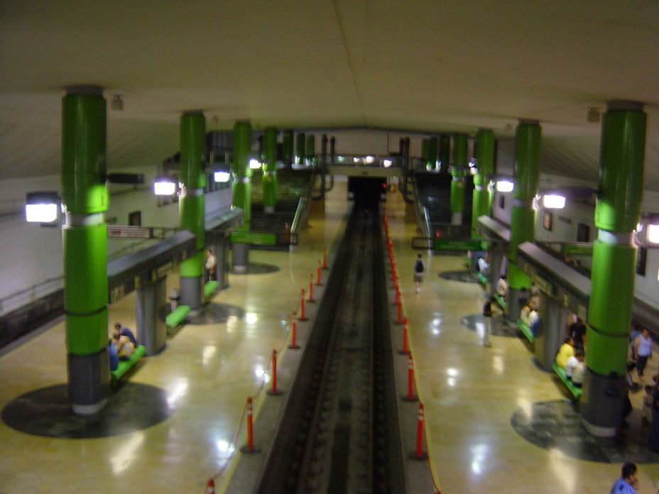 Estación Cuauhtemoc del metro de Monterrey México