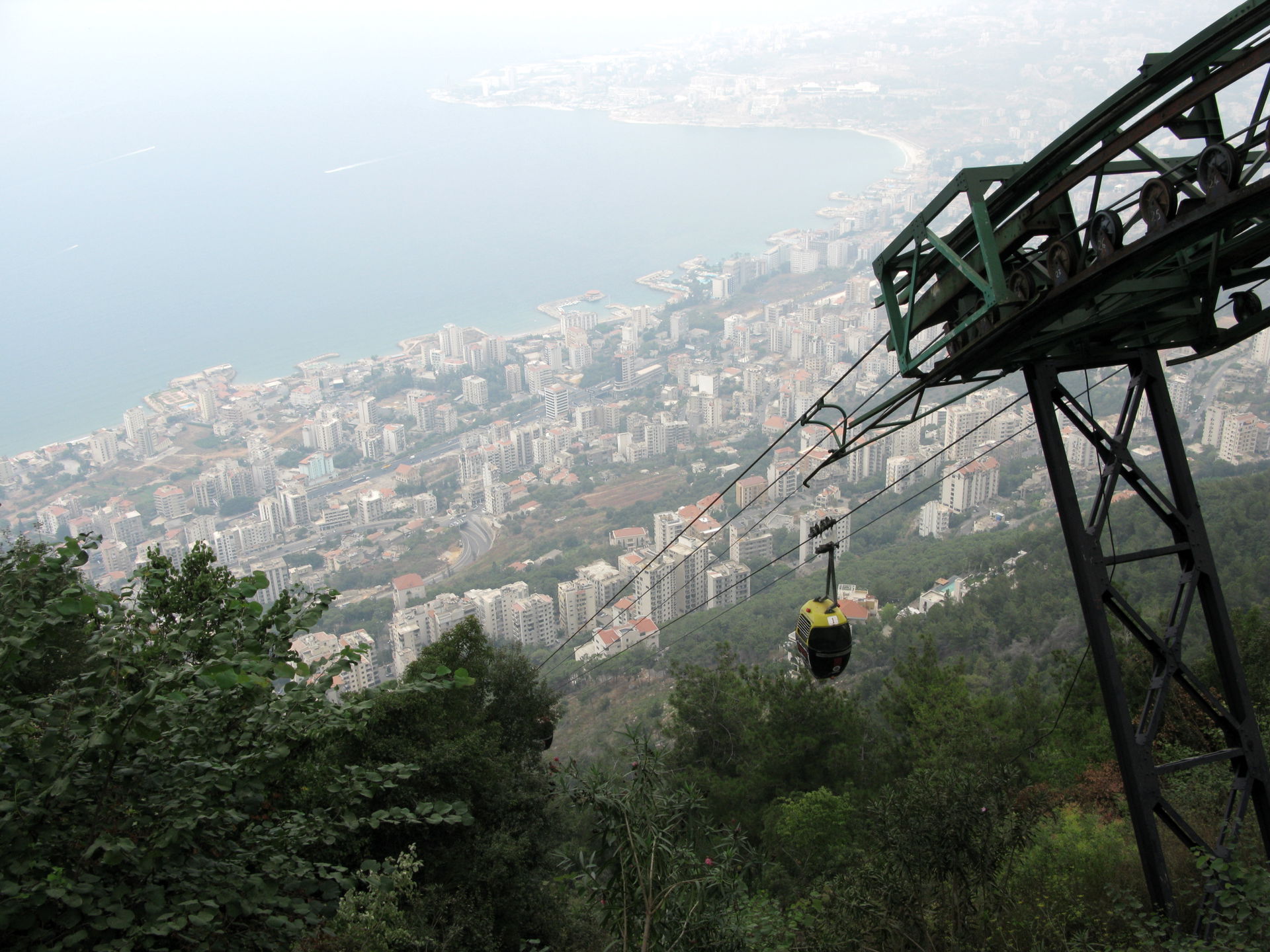 Jounieh, Lebanon. A view of Jounieh, some km north of Beirut.