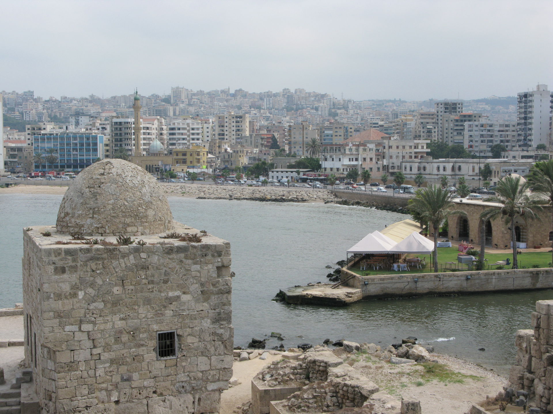 Sidon's Sea Castle (1228). Sidon, Saida, Lebanon. This ancient …