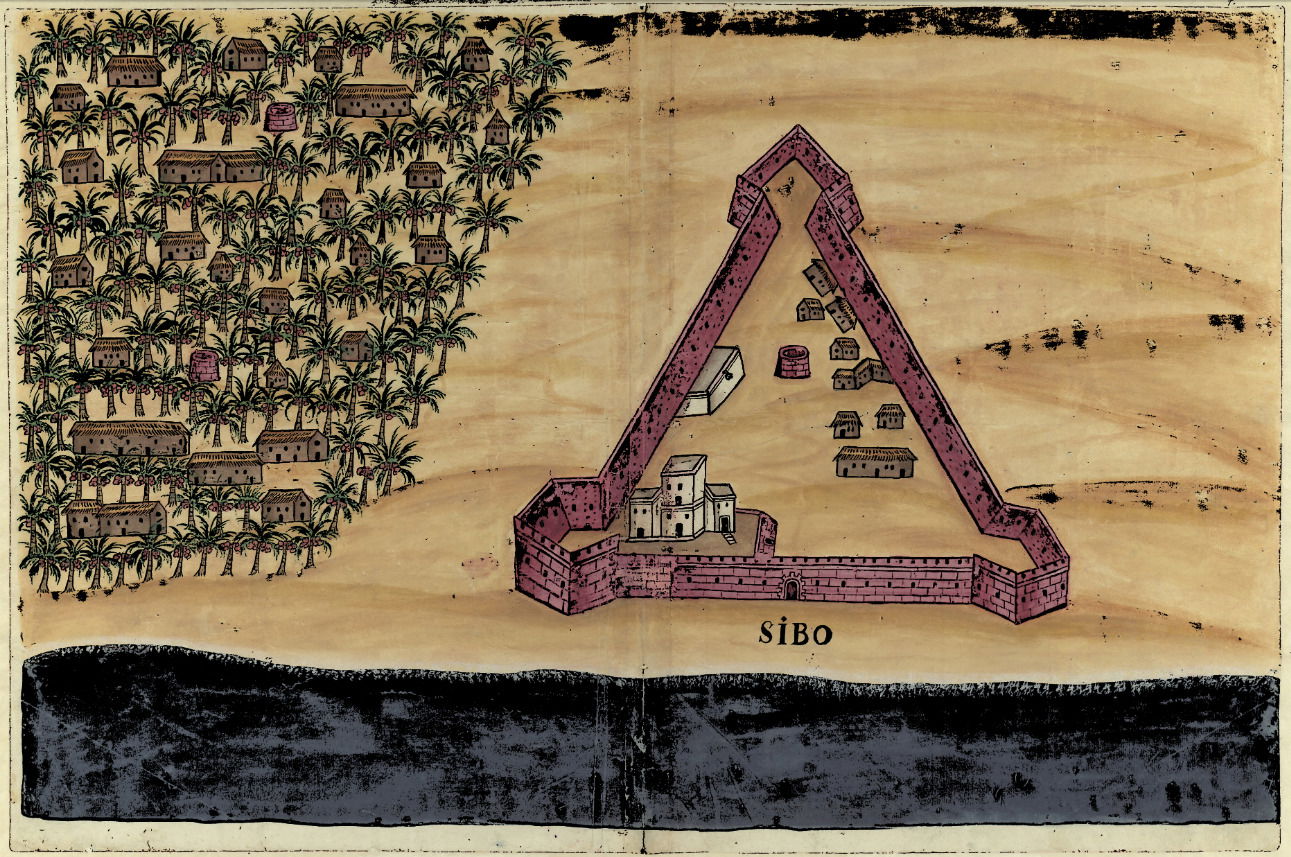Portuguese Fortress of Seeb (Sibo) , in the 17th century .
"Liv…