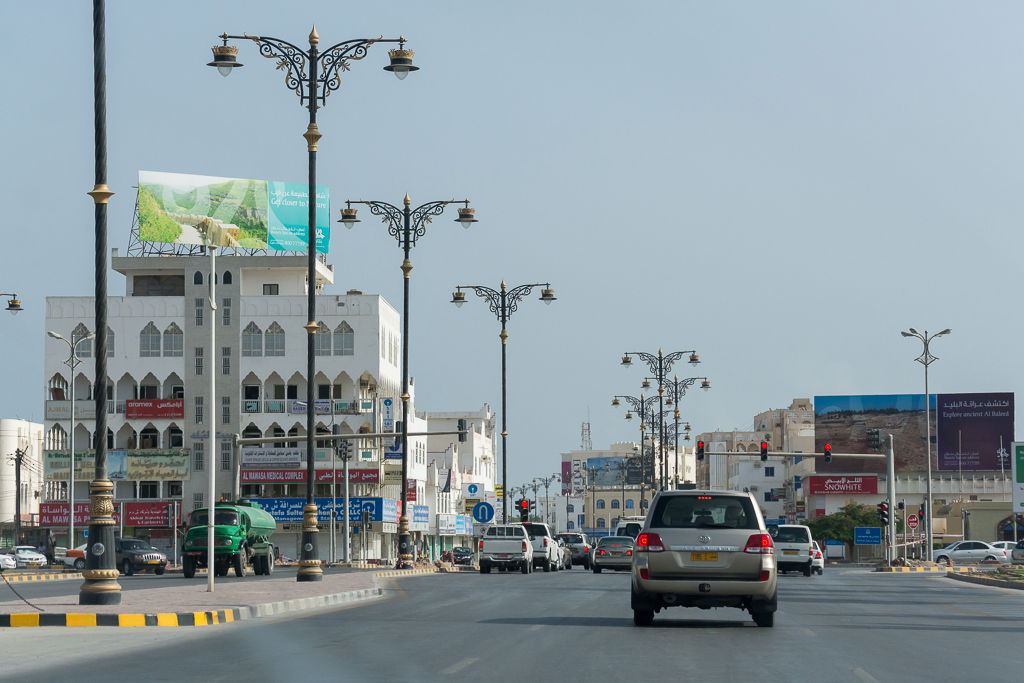 An Nahdah Street in Salalah, Dhofar.