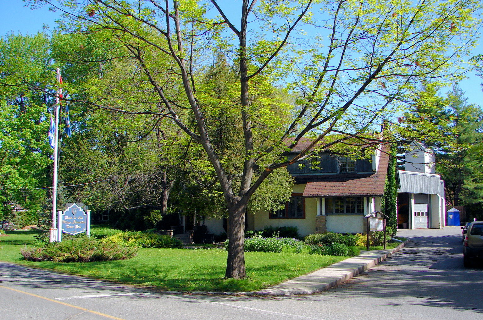 Former Town Hall (demolished in 2016) of Senneville, Quebec, Ca…