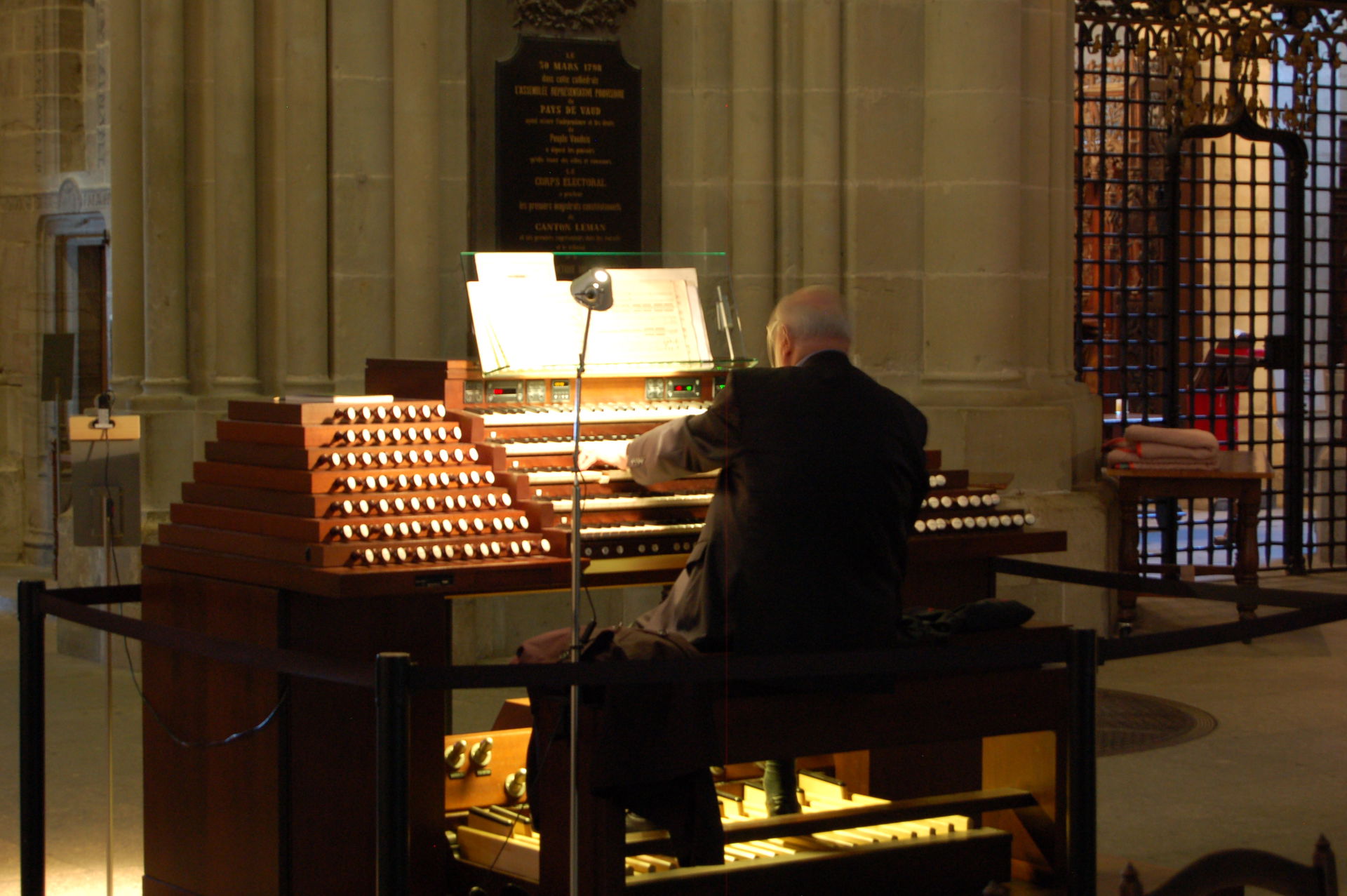 Organist at Lausanne Cathedral