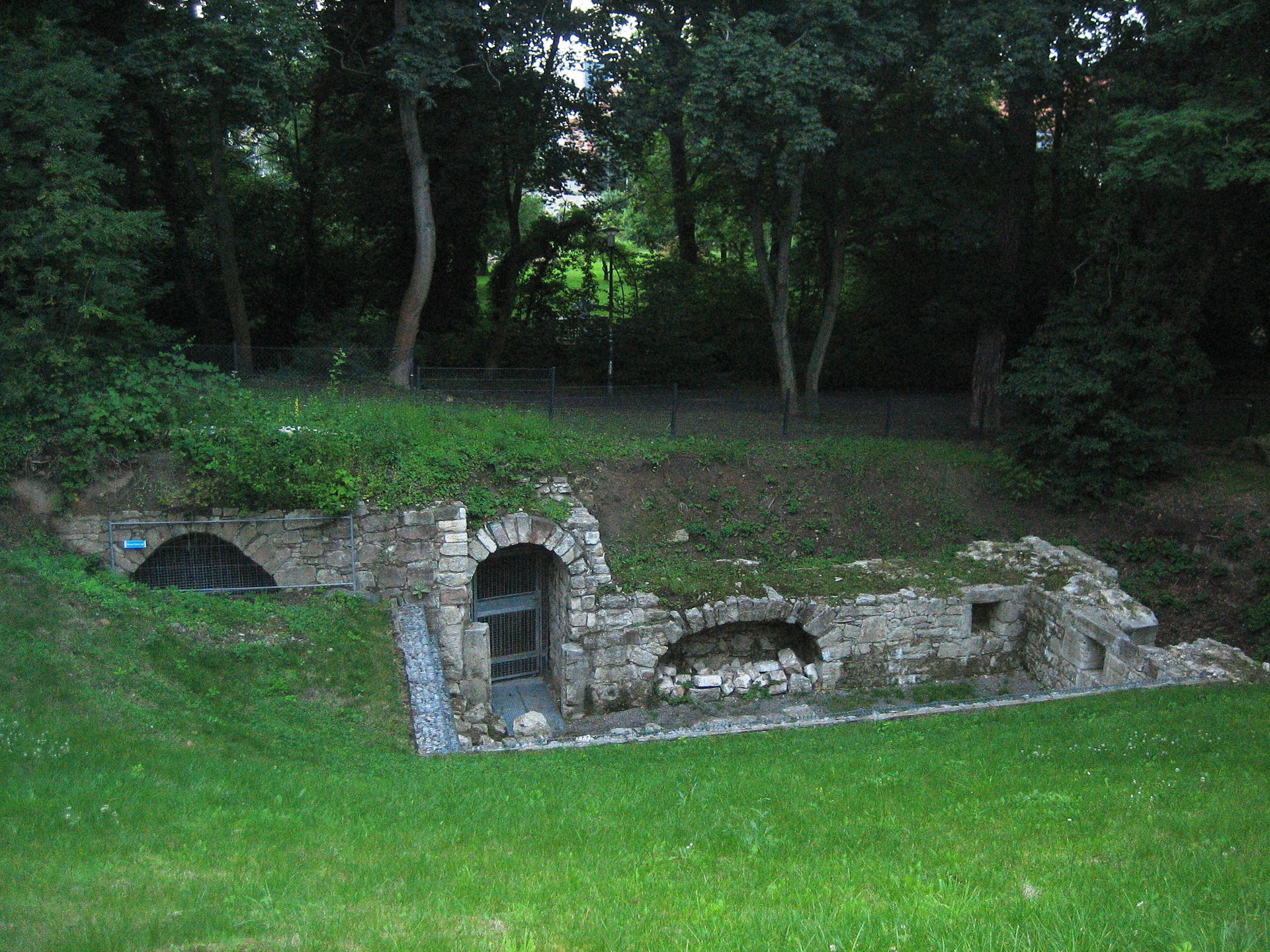 Casemates, part of the old fortification