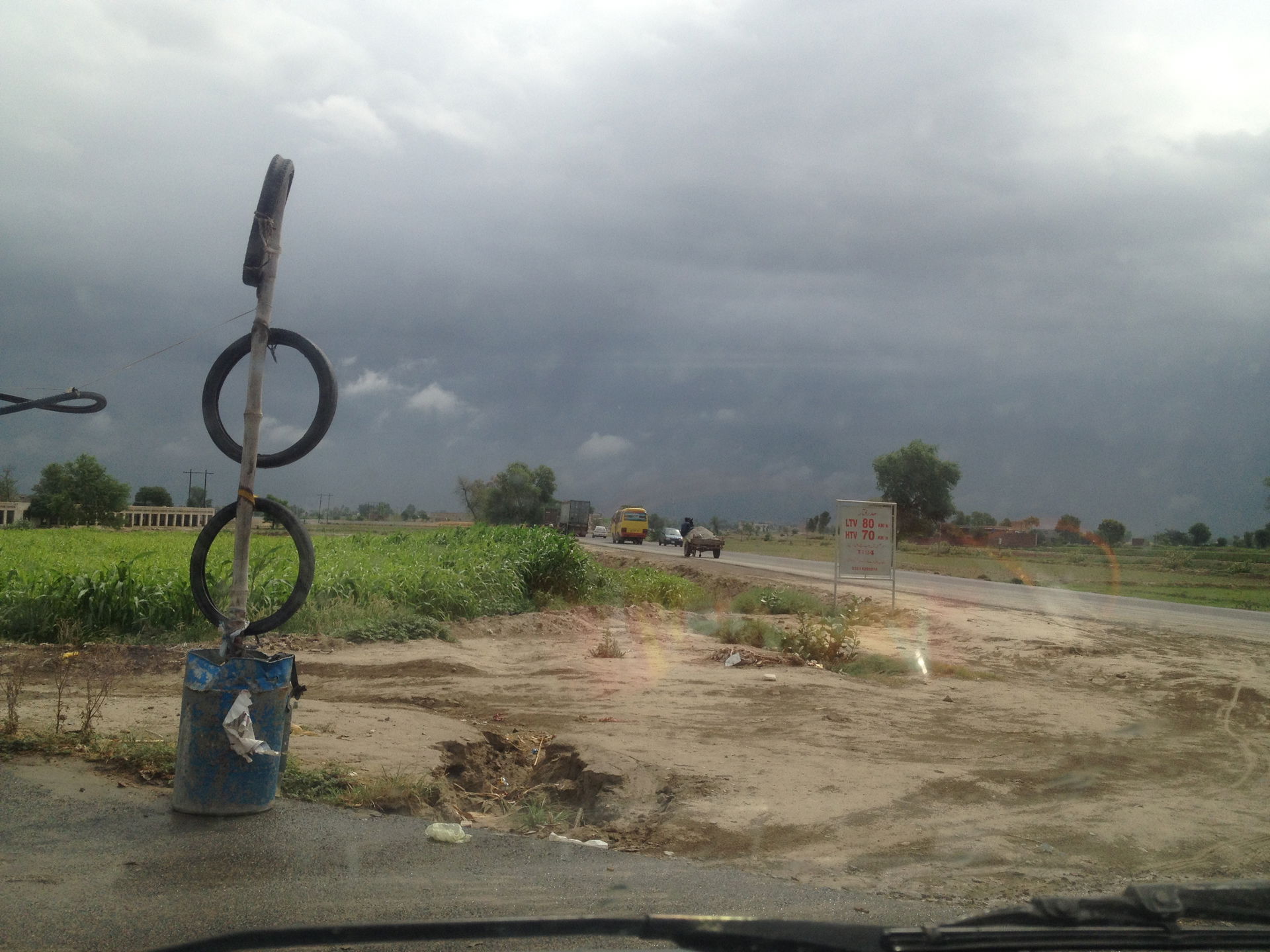 I am taking this picture at burewala road
