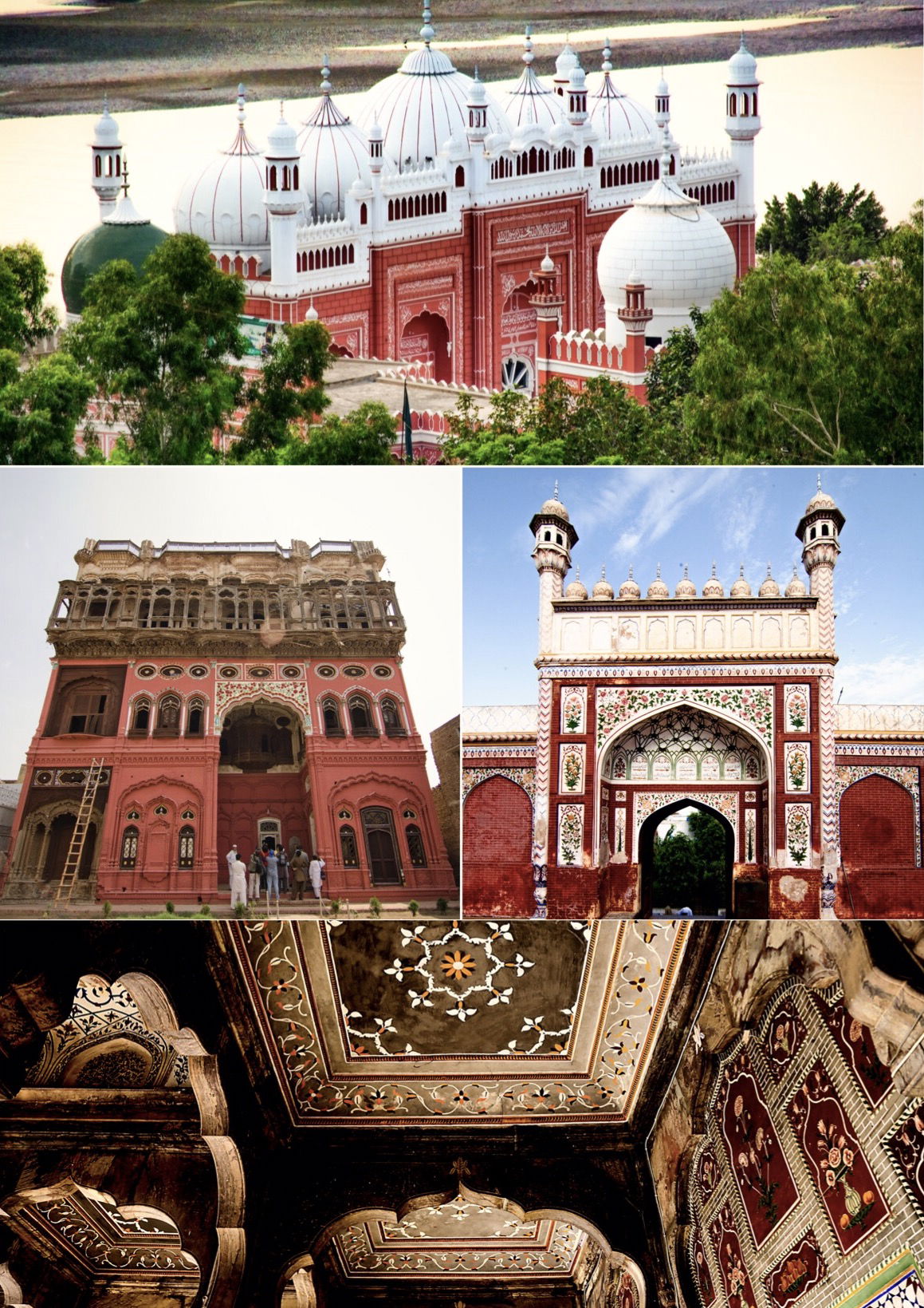 A montage of Chiniot city