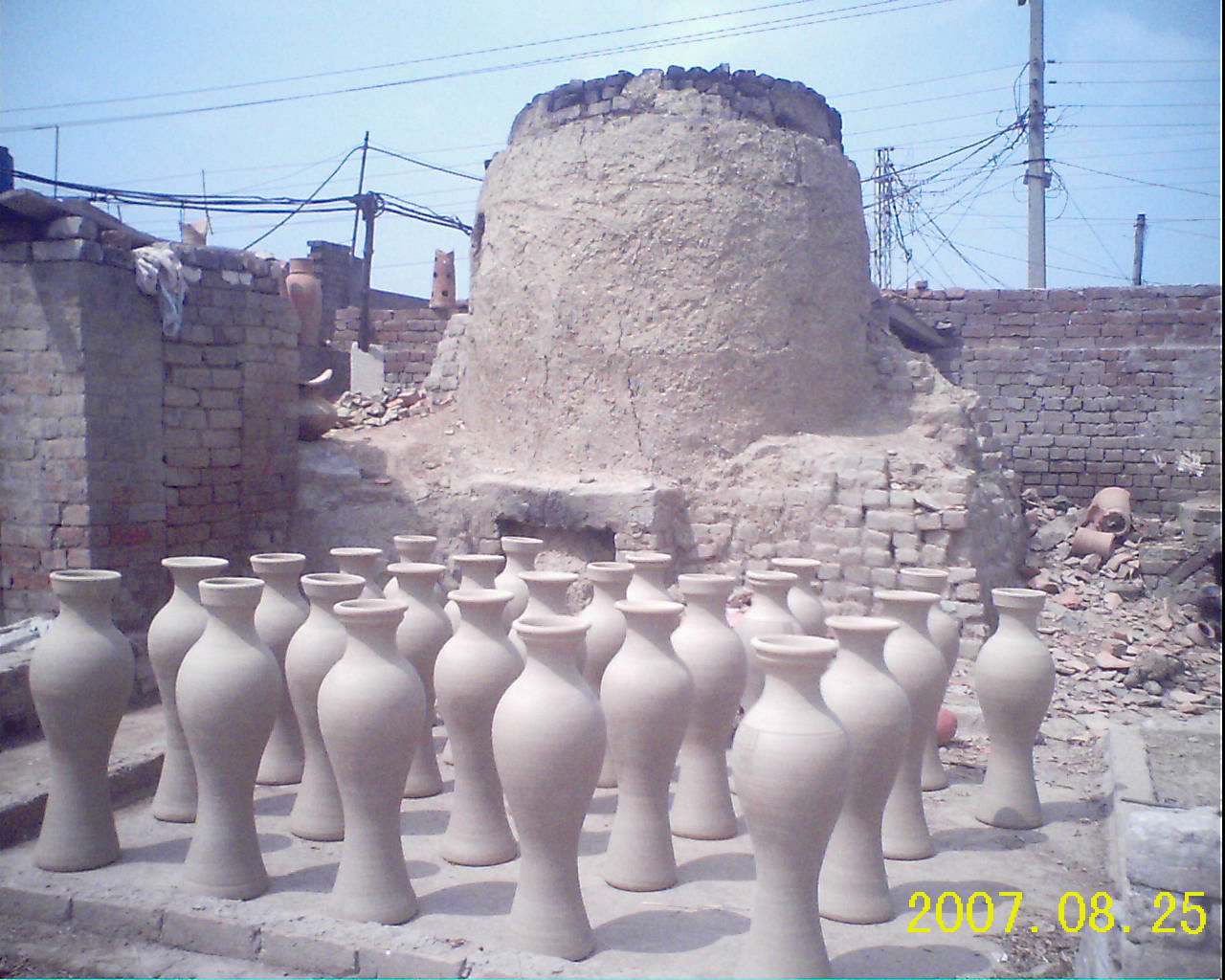 A picture taken while visiting a handicraft artist in Gujrat Pa…
