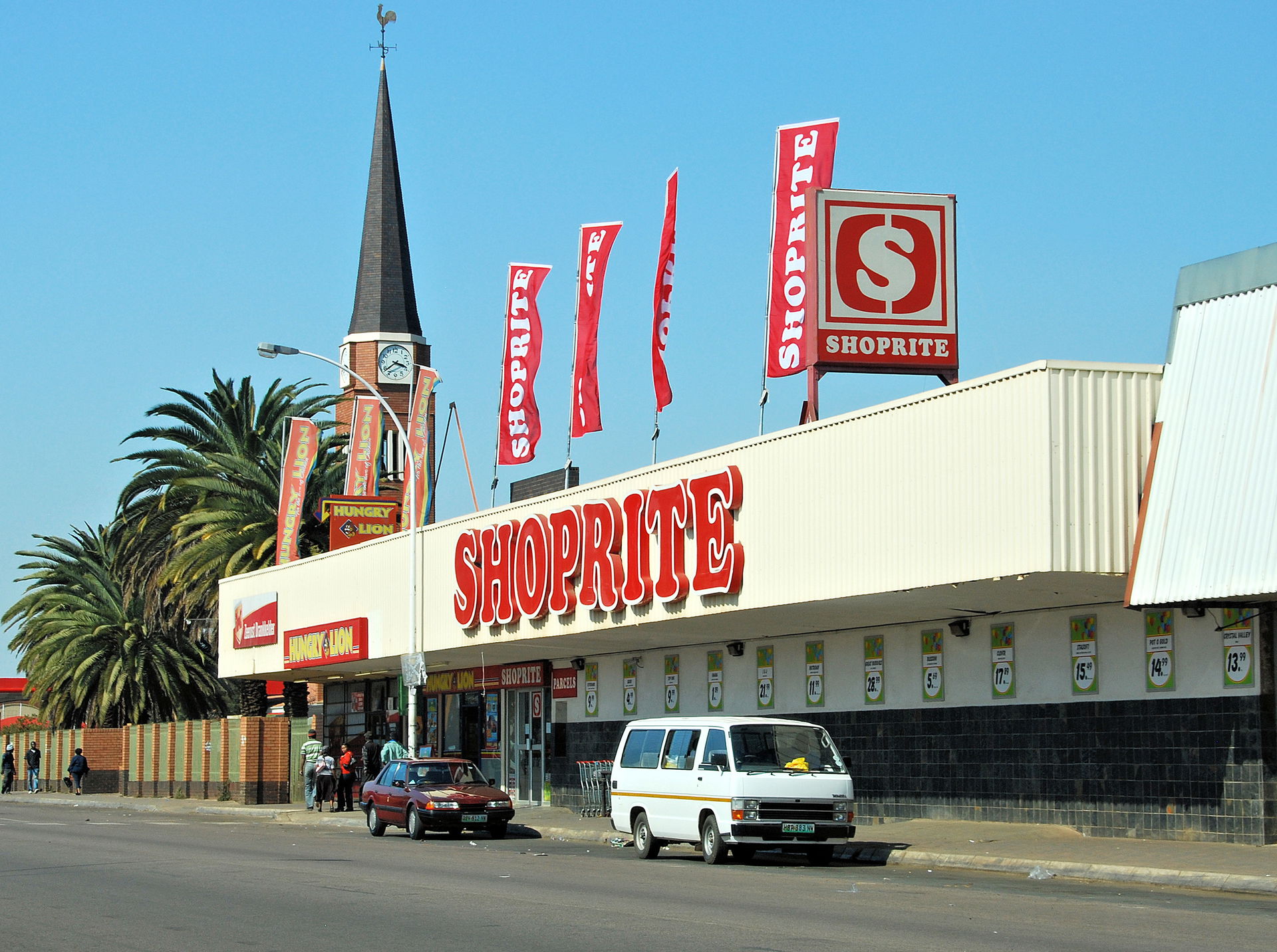 Shoprite, a supermarket in Zeerust, South Africa
