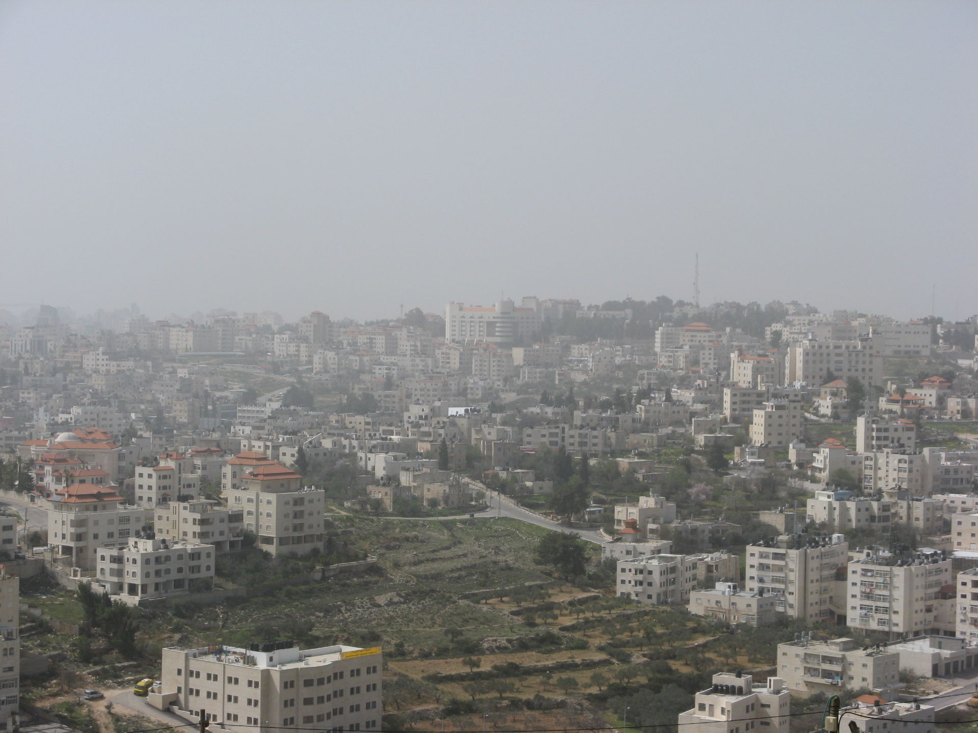 El Birah from Psagot settlement