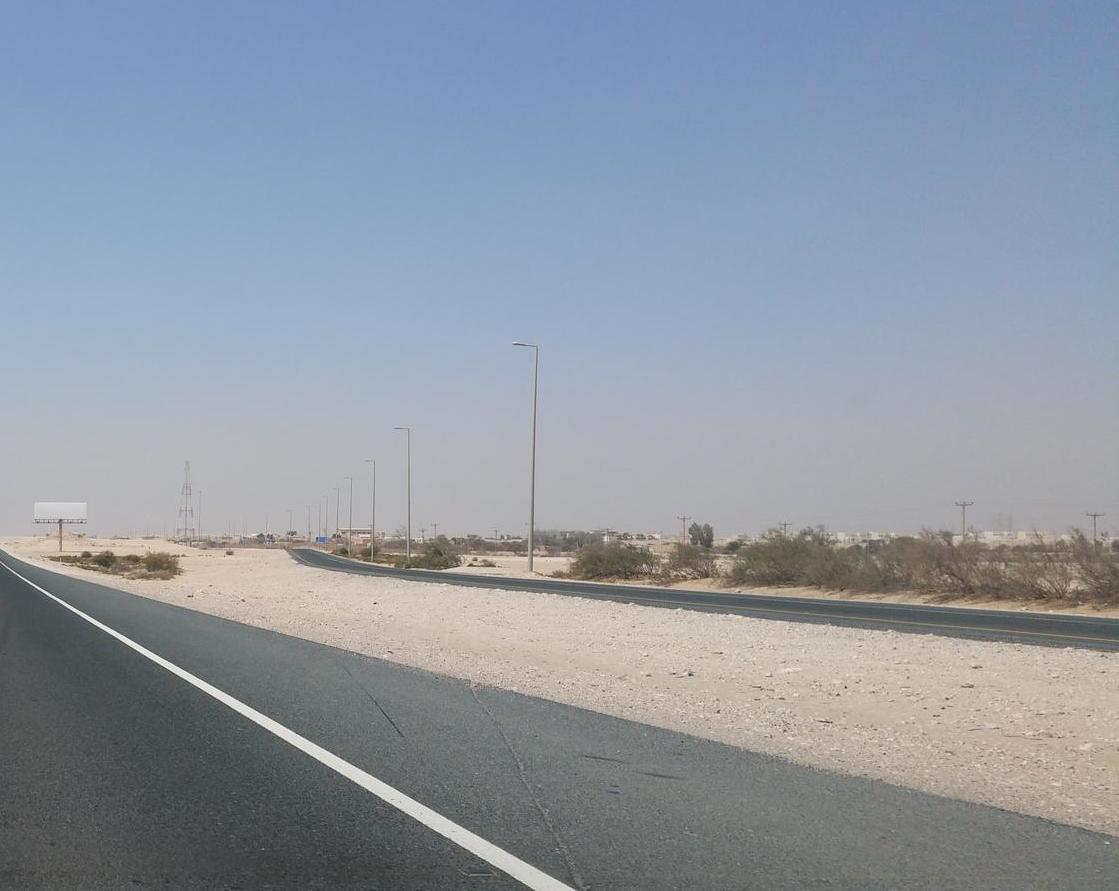 Turn off to Al Karaana off Salwa Road, southern Qatar.