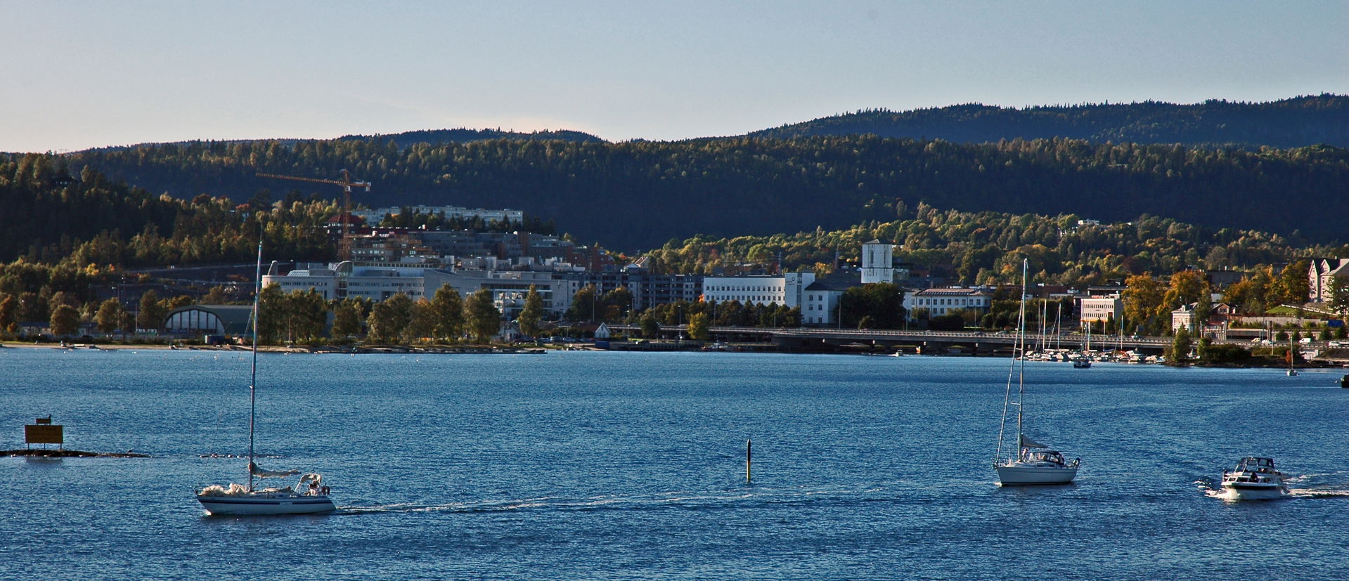 Sandvika, in the municipality of Bærum, in Norway. Photograph f…