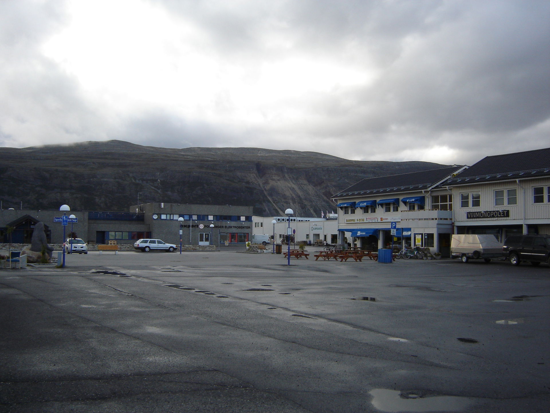 Centre of Lakselv, municipality of Porsanger, Finnmark, Norway