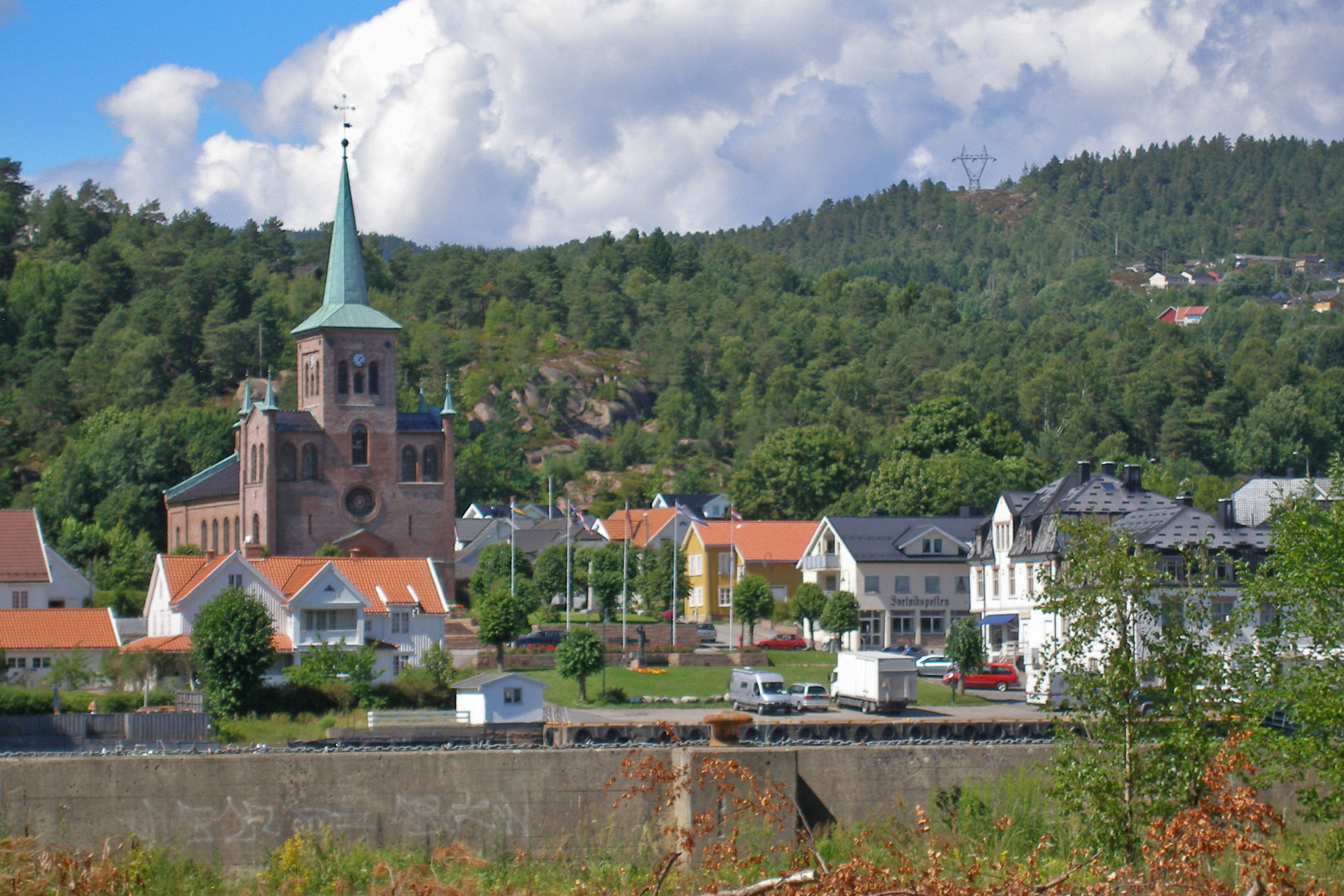 Svelvik in Vestfold fylke, Norway.