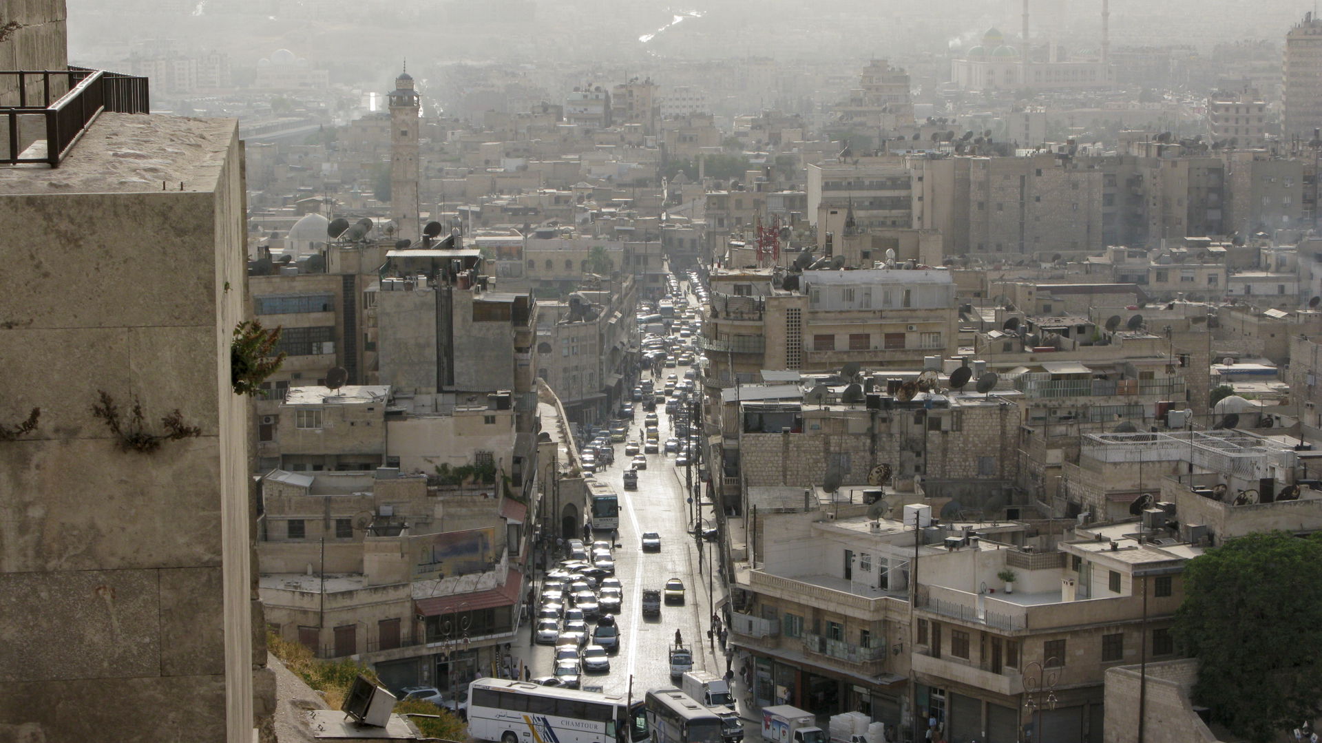 Central Aleppo received major damage during Syrian Civil War. A…