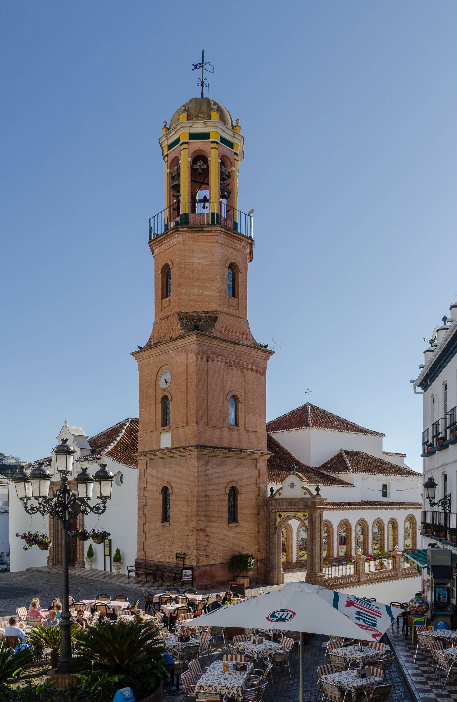 Church Nuestra Señora de la Asuncion in Cómpeta, Andalusia