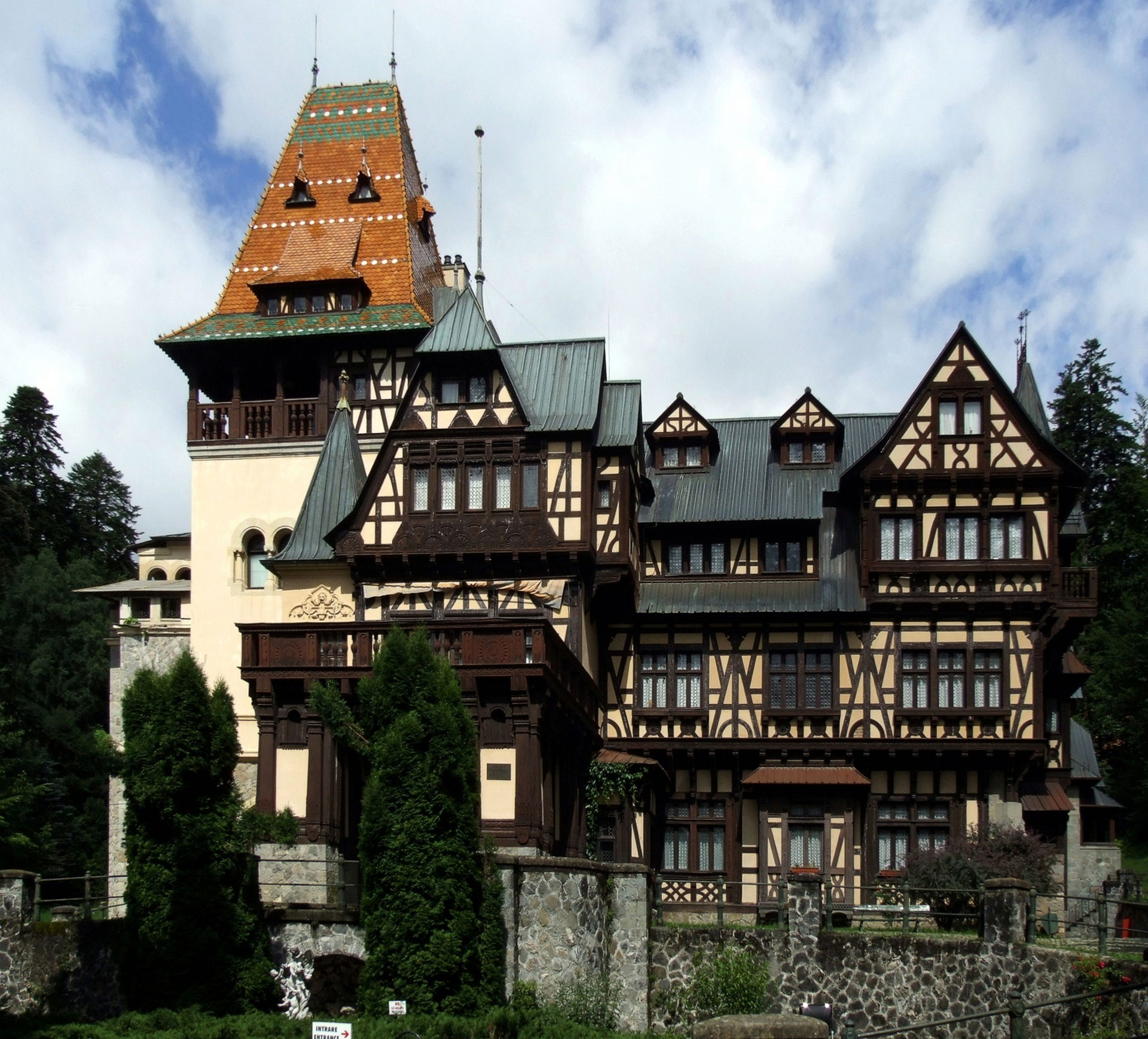 Castle Pelişor, Sinaia, Romania.