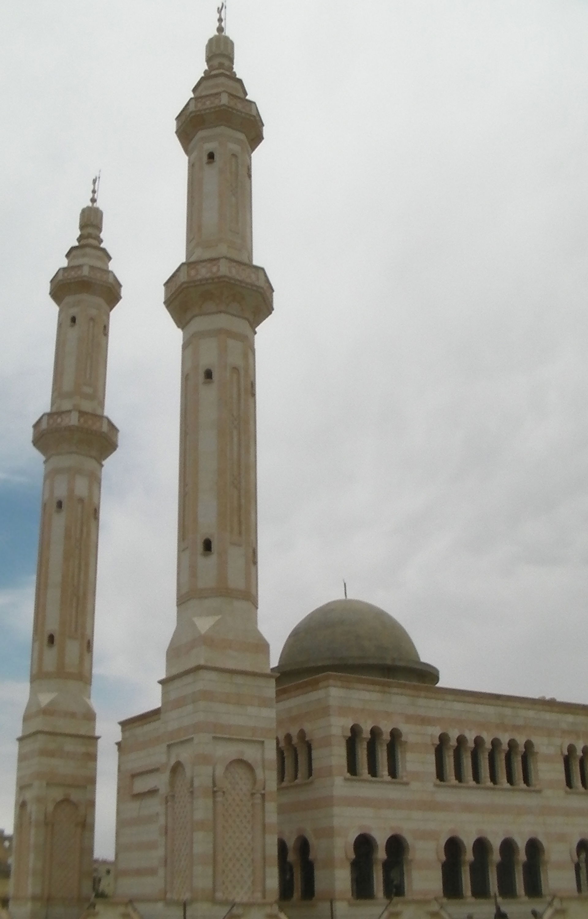 Mosque on the northeast outskirts of A'zaz (أعزاز), Syria, on …