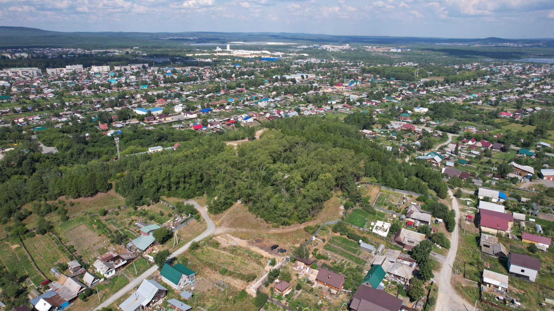 Вид на гору Думную в Полевском