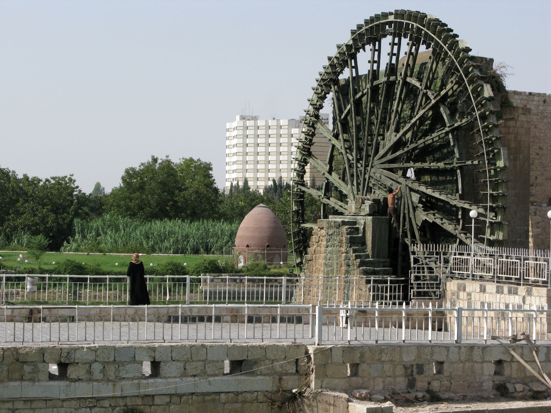 The Norias of Hama are a number of norias ("wheels of pots") al…