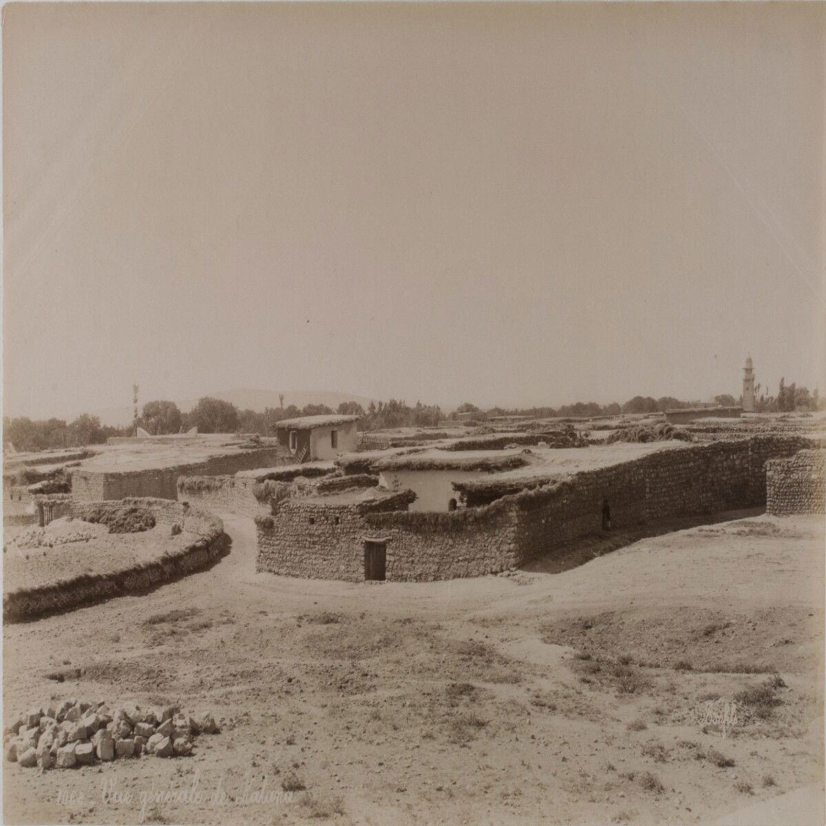 General view of the village of Qatana near the Anti-Lebanon Mou…