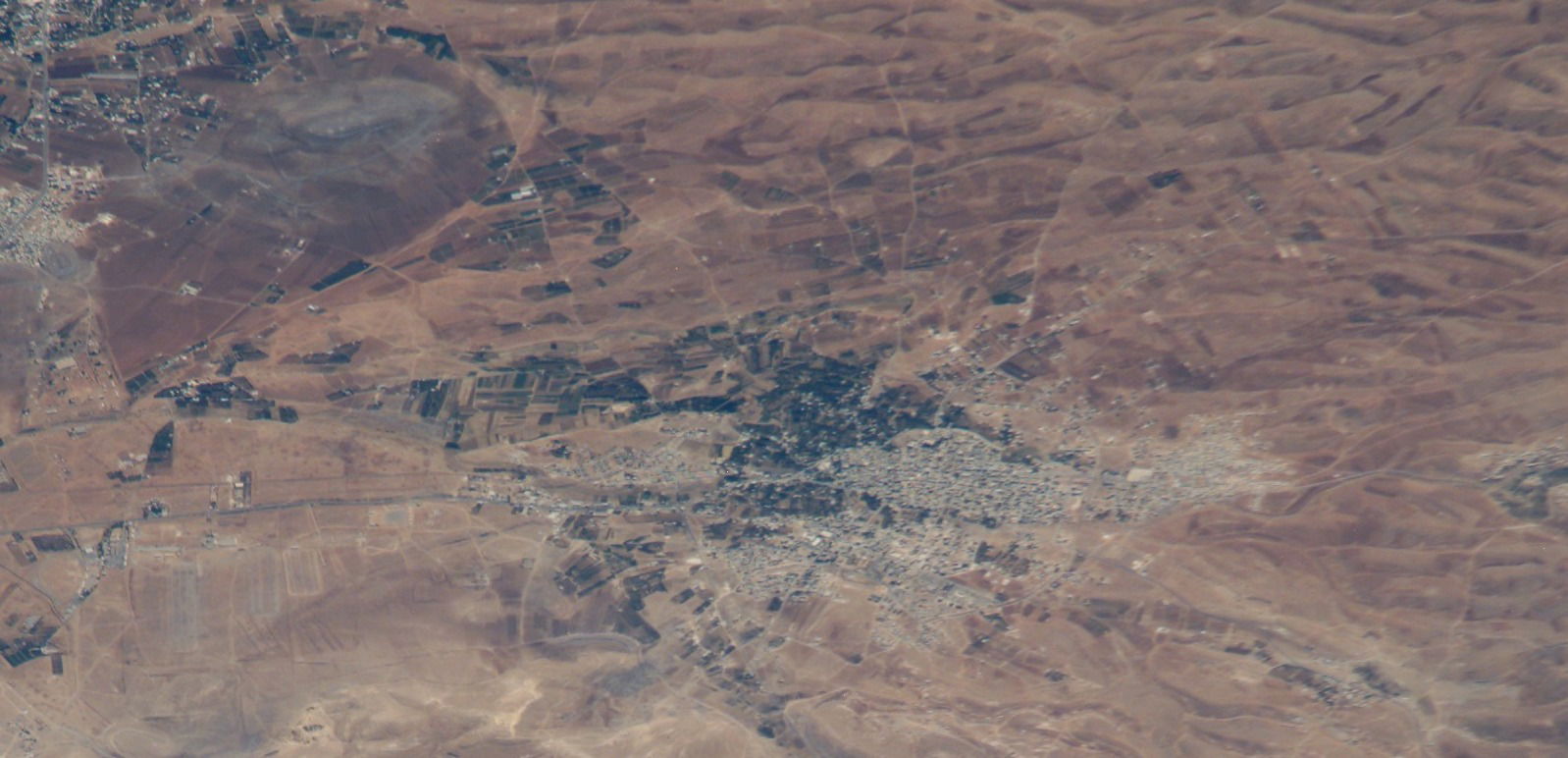 View of Syria taken during ISS Expedition 13.
