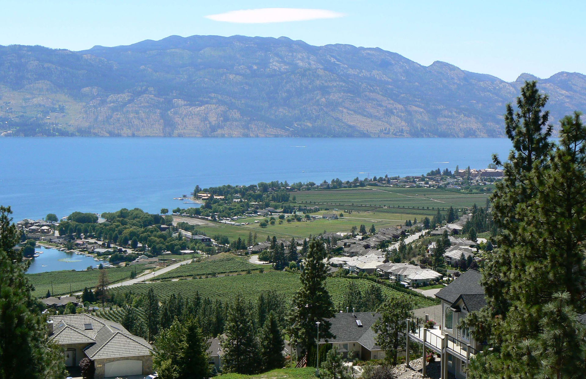 Gellatly Bay and Mission Hill areas of West Kelowna