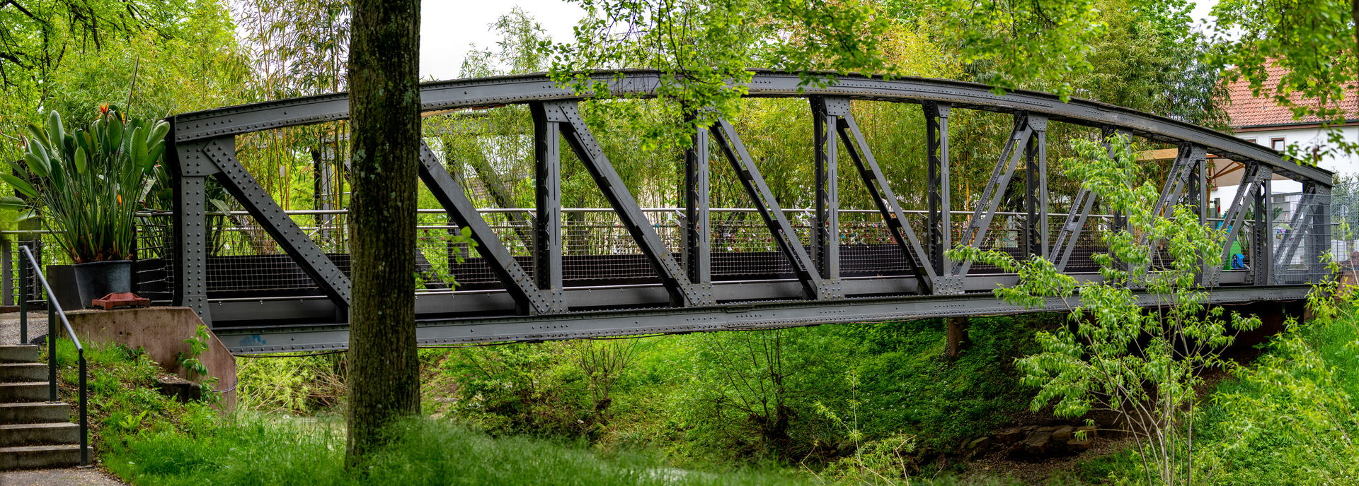 Schellenbergbrücke über die Eyach in Balingen