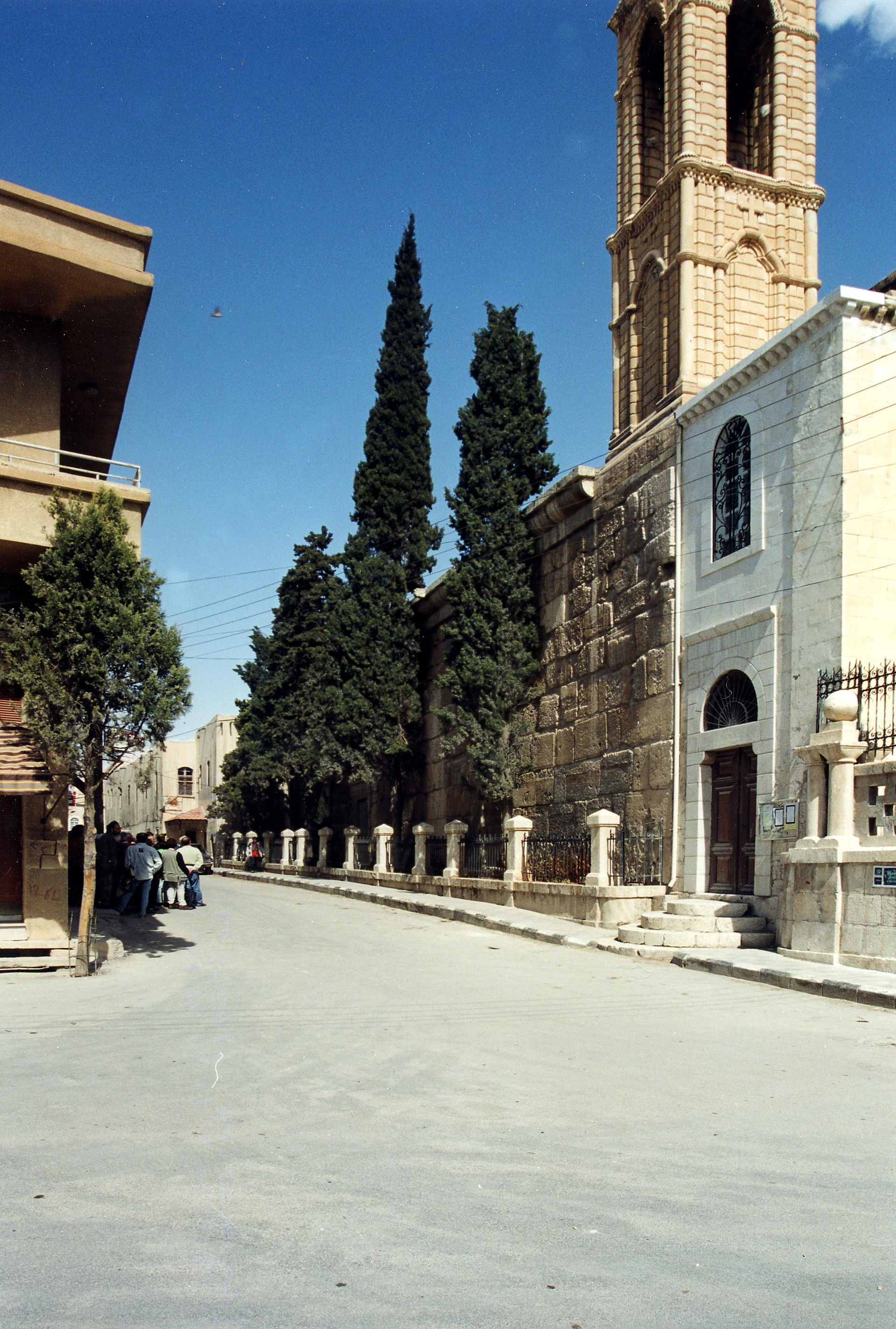 Church of St. Augustin, former Temple of Zeus Yabrudis, Yabrud …