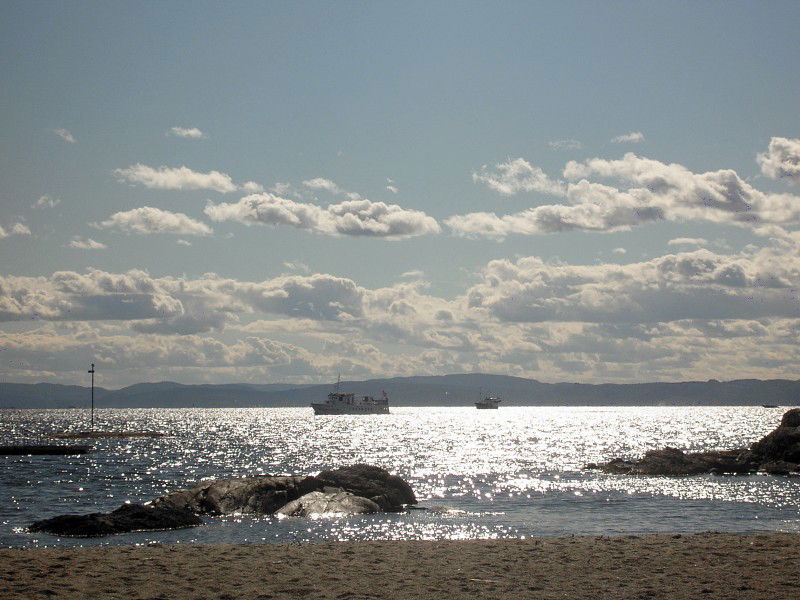 Huk, Oslo – view on sea