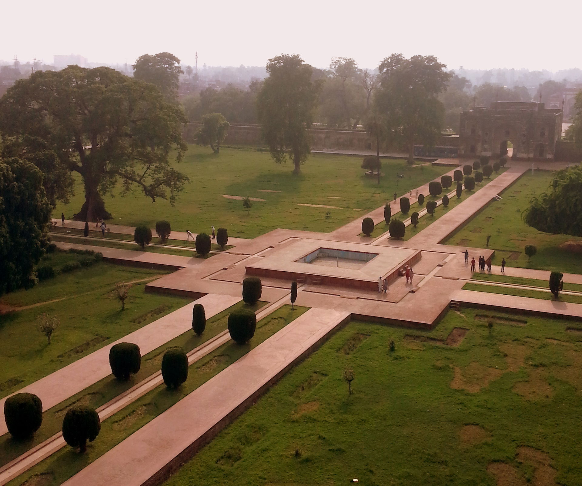 This is a photo of a monument in Pakistan identified as the