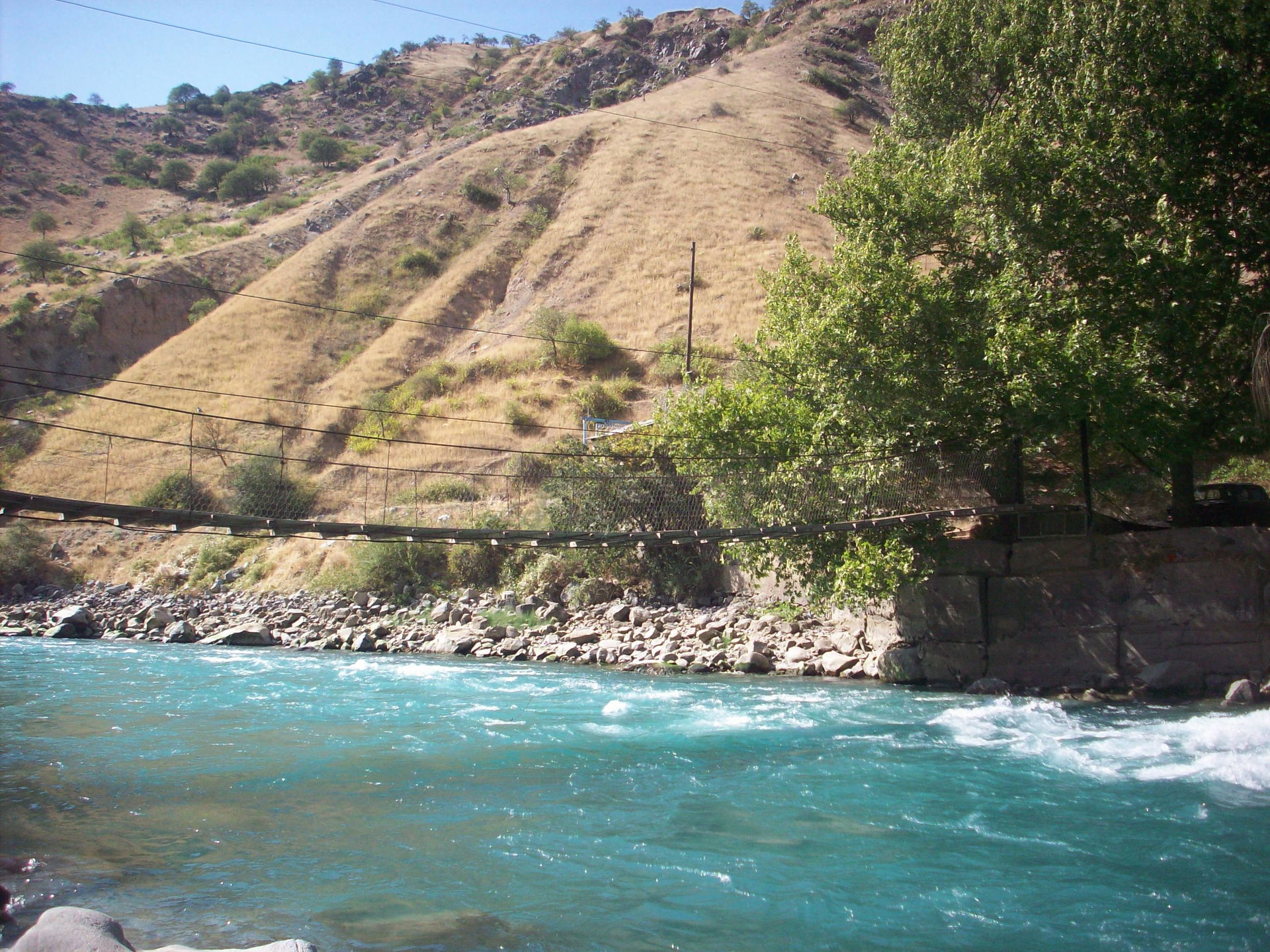 Bridges in Vahdat District, Tajikistan