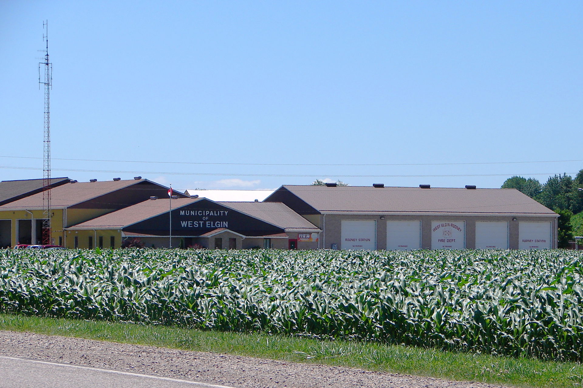 Township offices of West Elgin in Rodney, Ontario, Canada