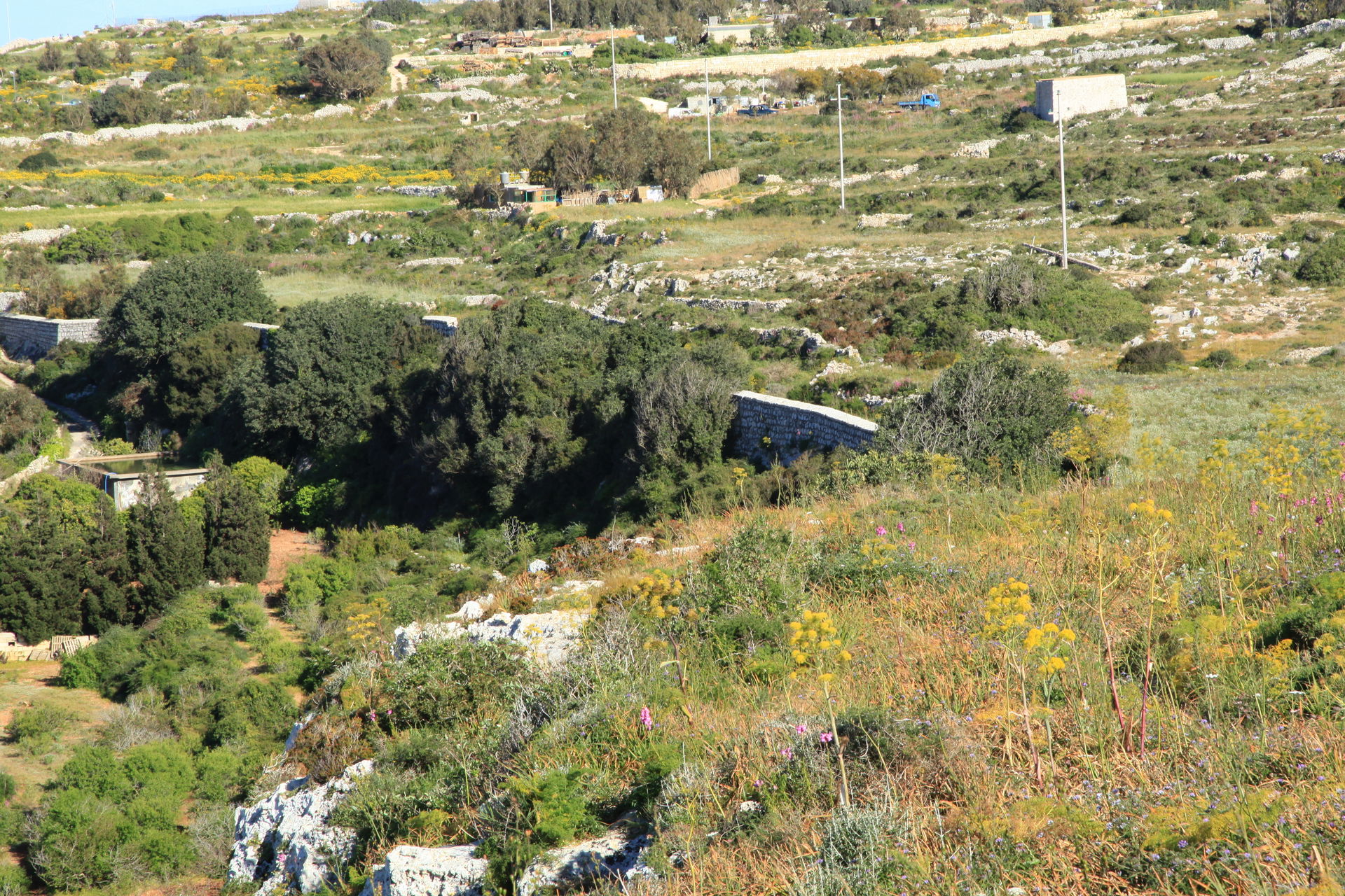 View from Fort Bingemma to the Victoria Lines at the boundry be…
