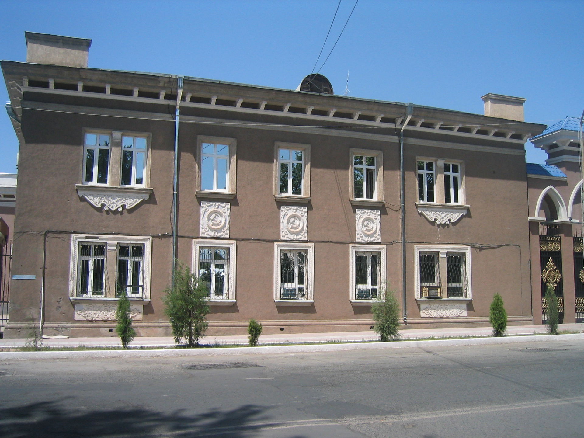 Tursunzoda district government house, Tursunzoda main street