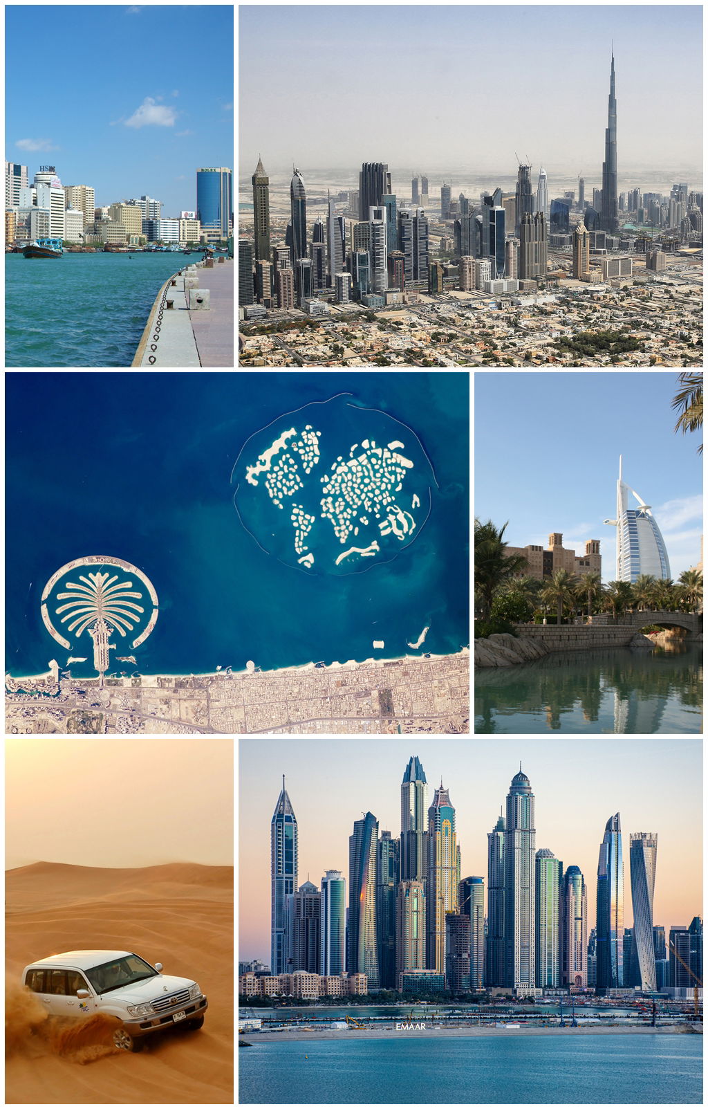 Dubai collage.