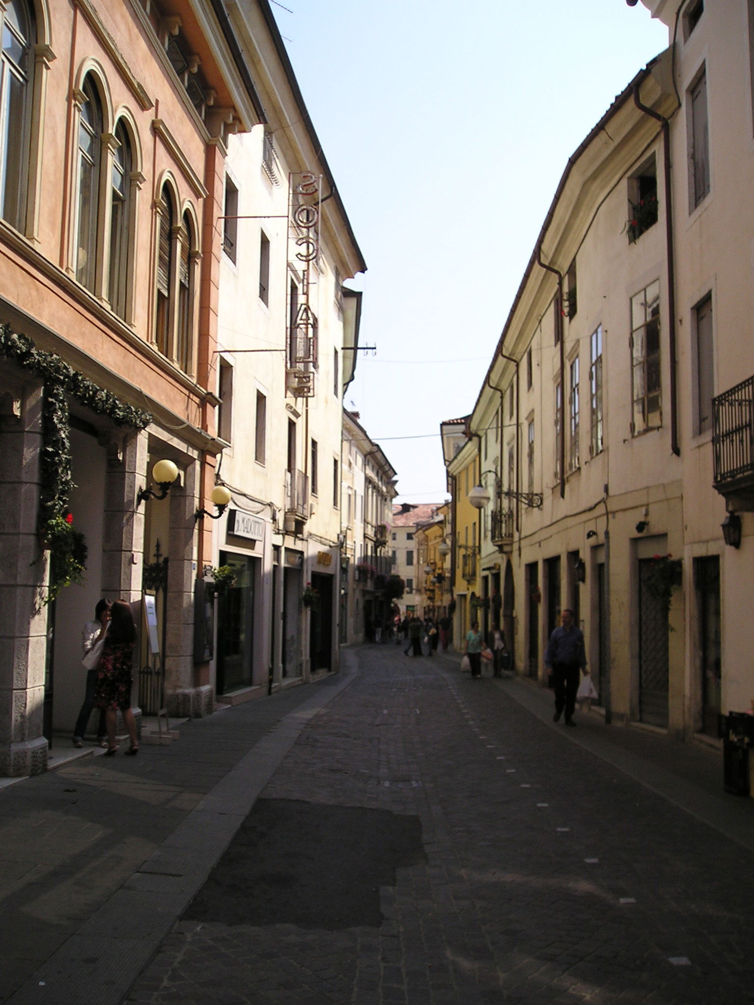 Via Pasubio (Pasubio street) in Schio, Italy