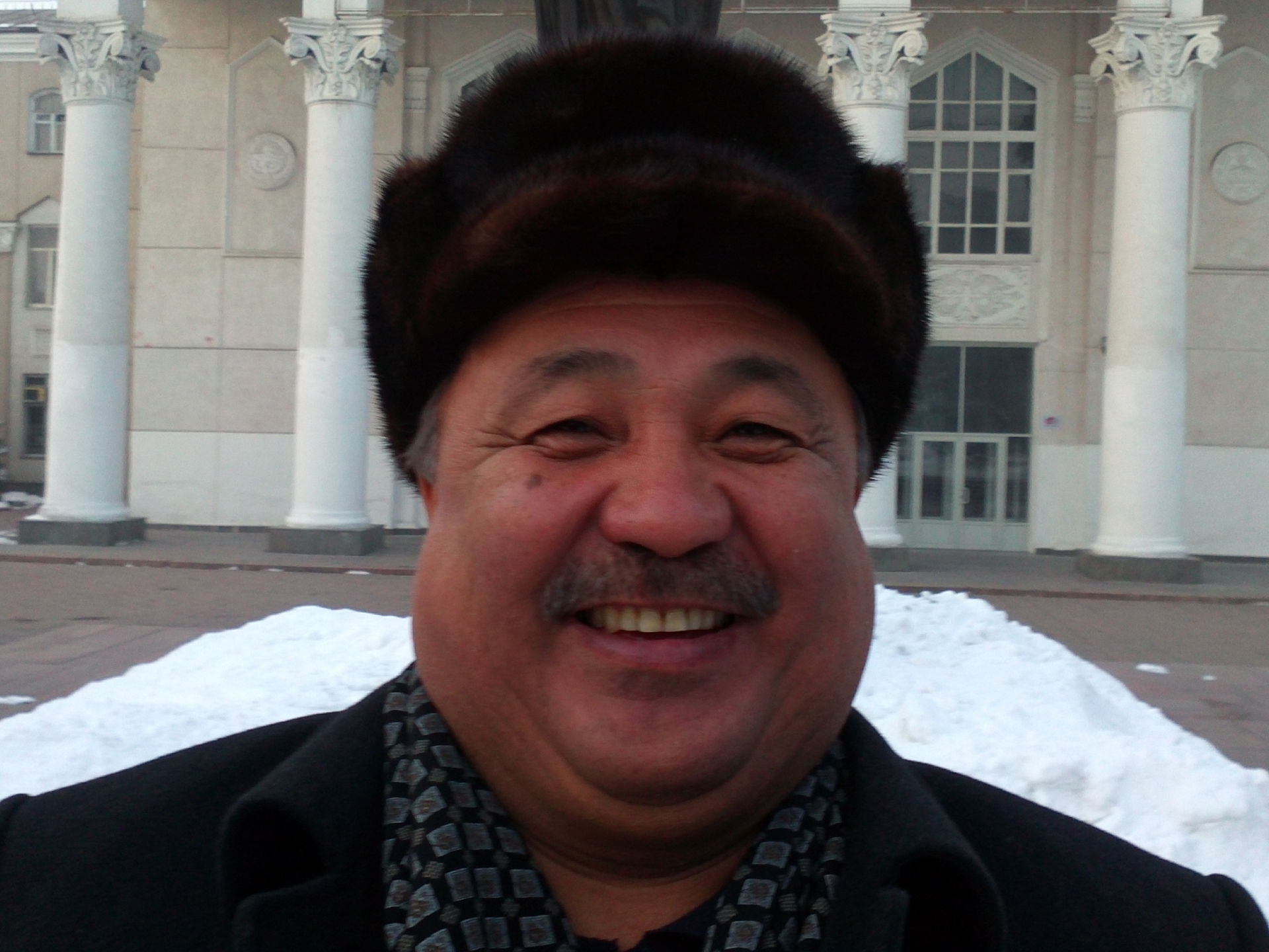 Prof. Bektemir Jumabayev, a Kyrgyz historian. Bishkek, Kyrgyzst…