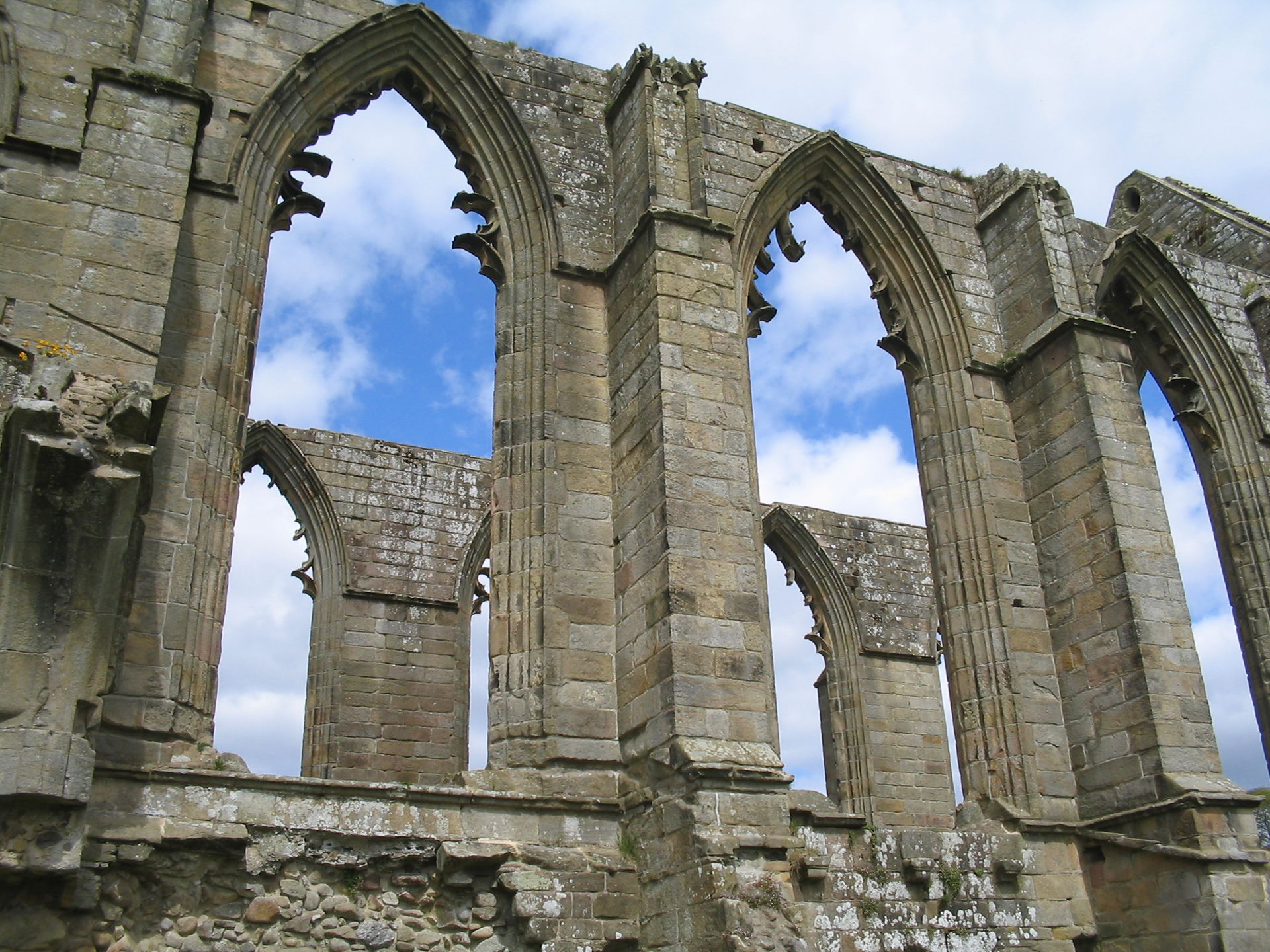Part of the ruins at Bolton Abbey.