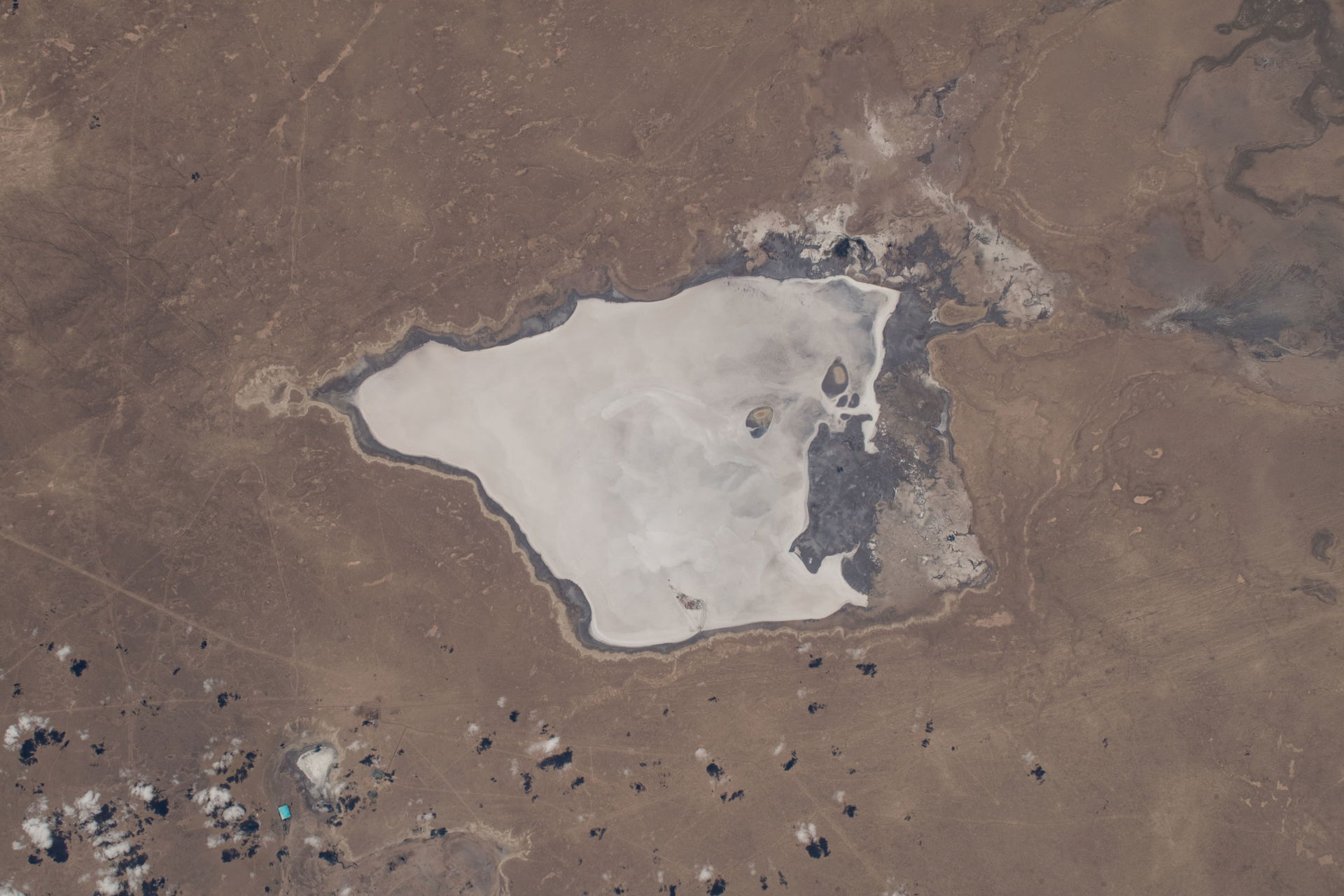 View of Uzbekistan taken during ISS Expedition 59.