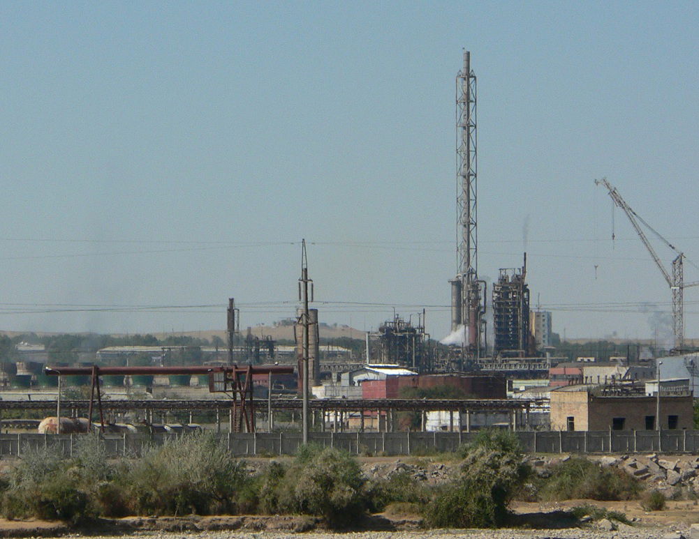 Industrial building near Chirchiq, Uzbekistan