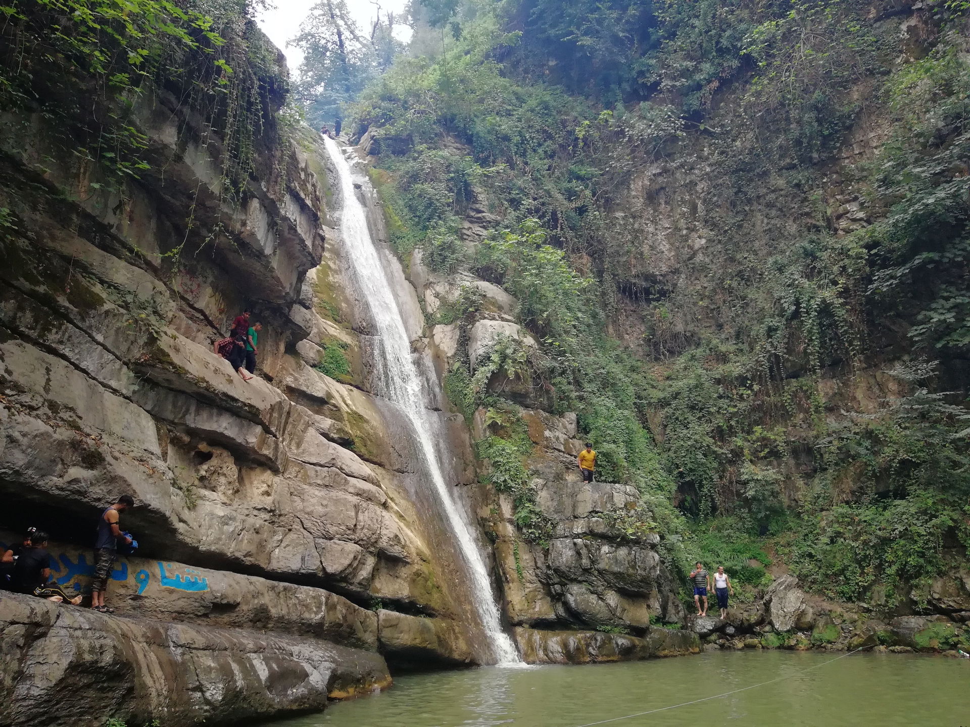 The Shirabad's first waterfall