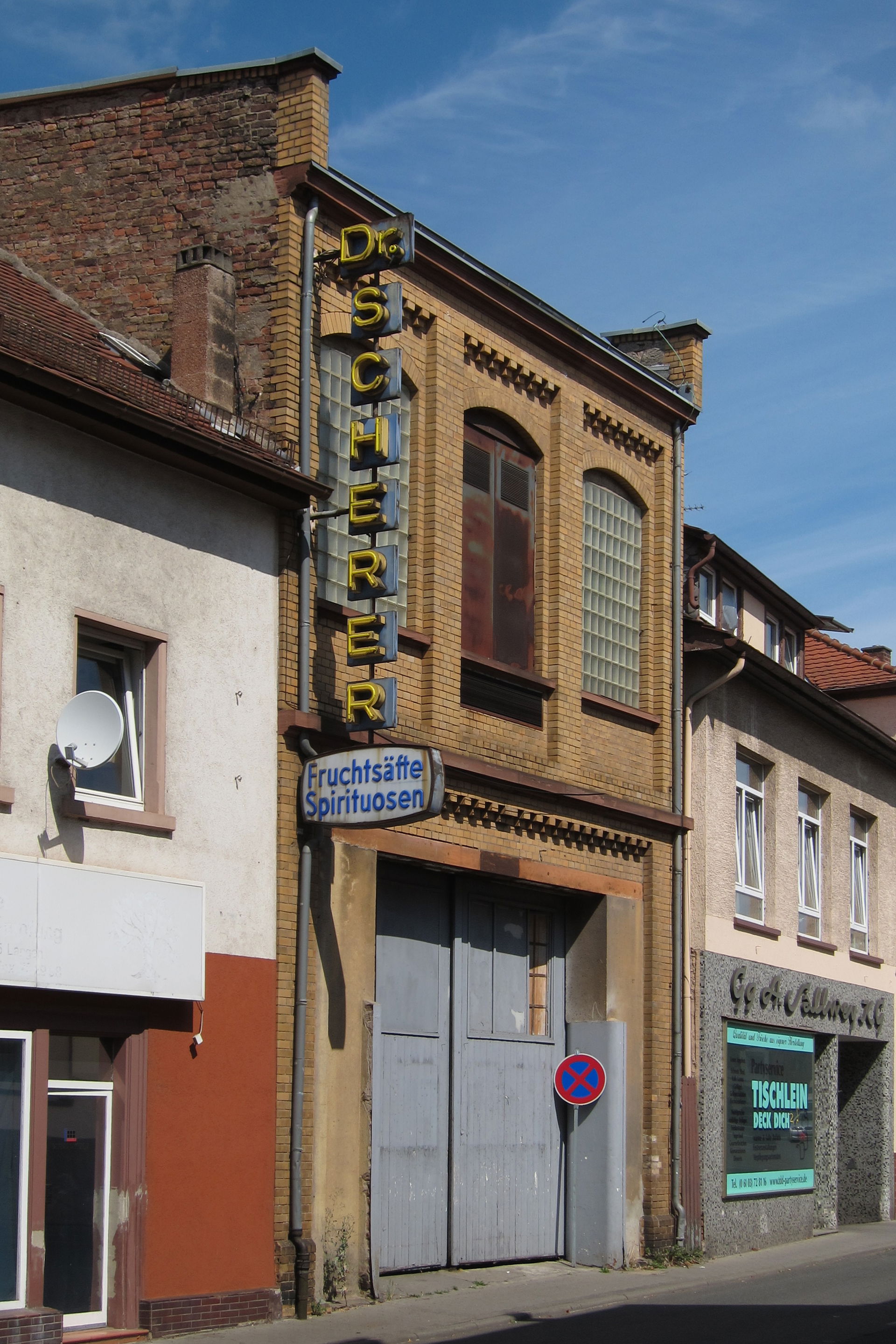 Ehemalige Fruchtsaft- und Spirituosenfabrik "Dr. Scherer" in de…